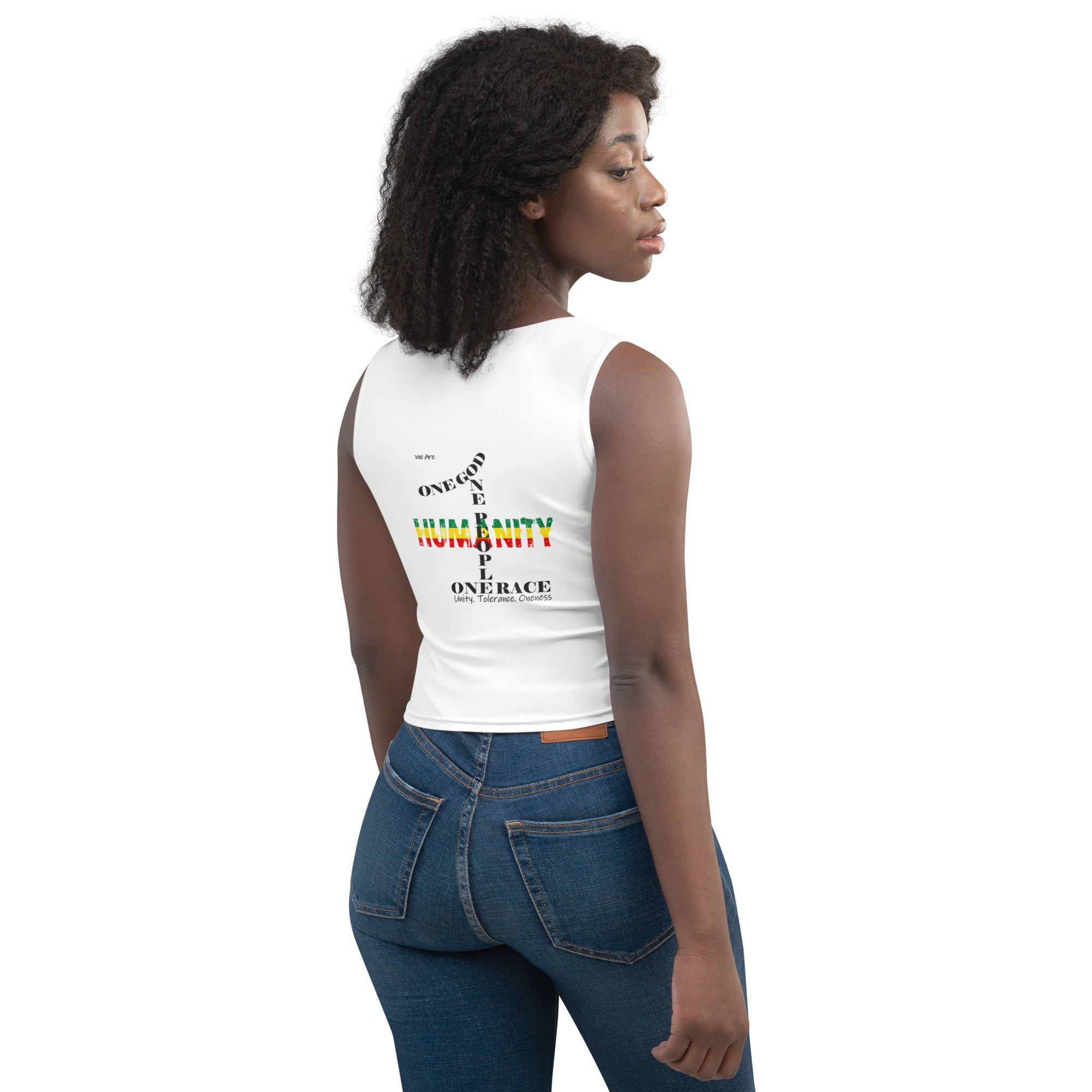 The Number 1 T-shirt - Crop Top-J