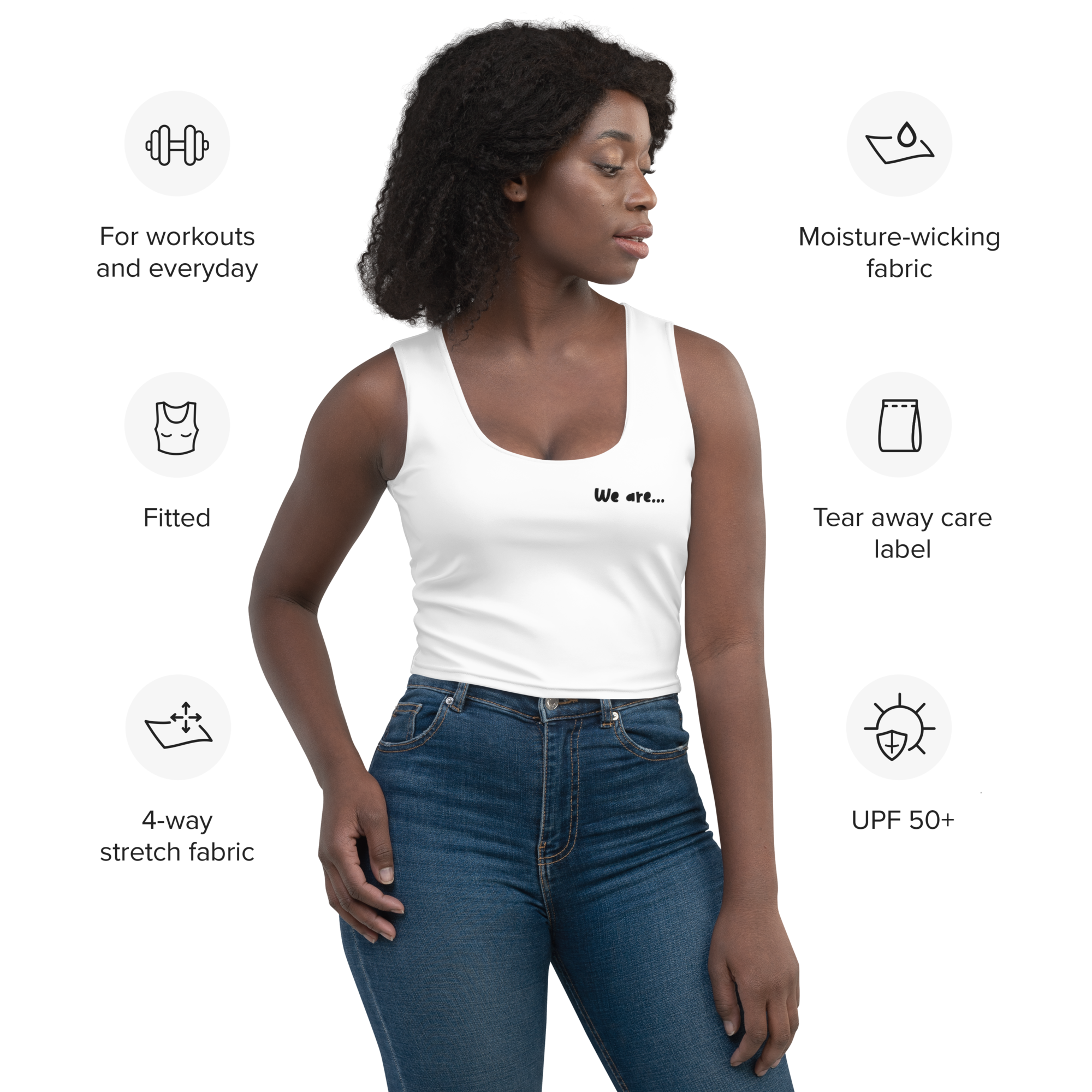 The Number 1 T-shirt - Crop Top-D