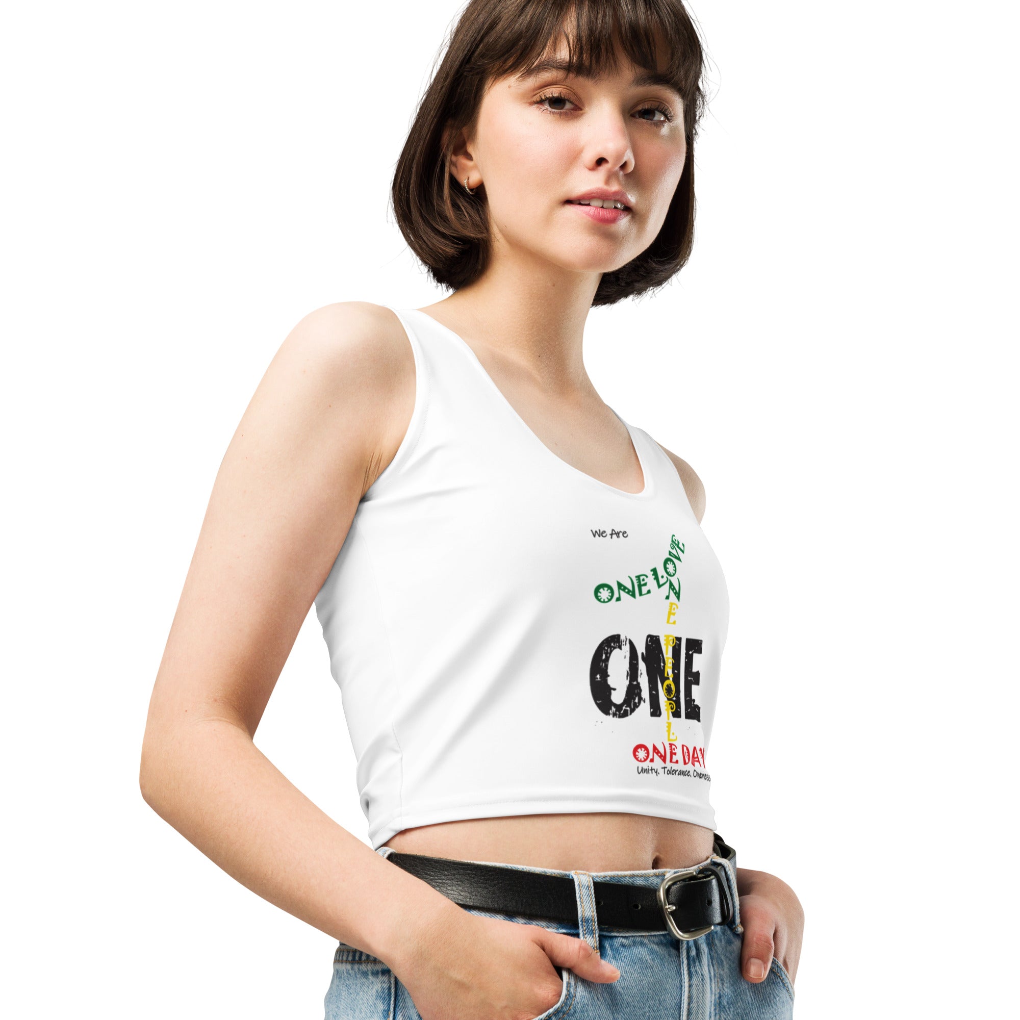 The Number 1 T-shirt - Crop Top-P