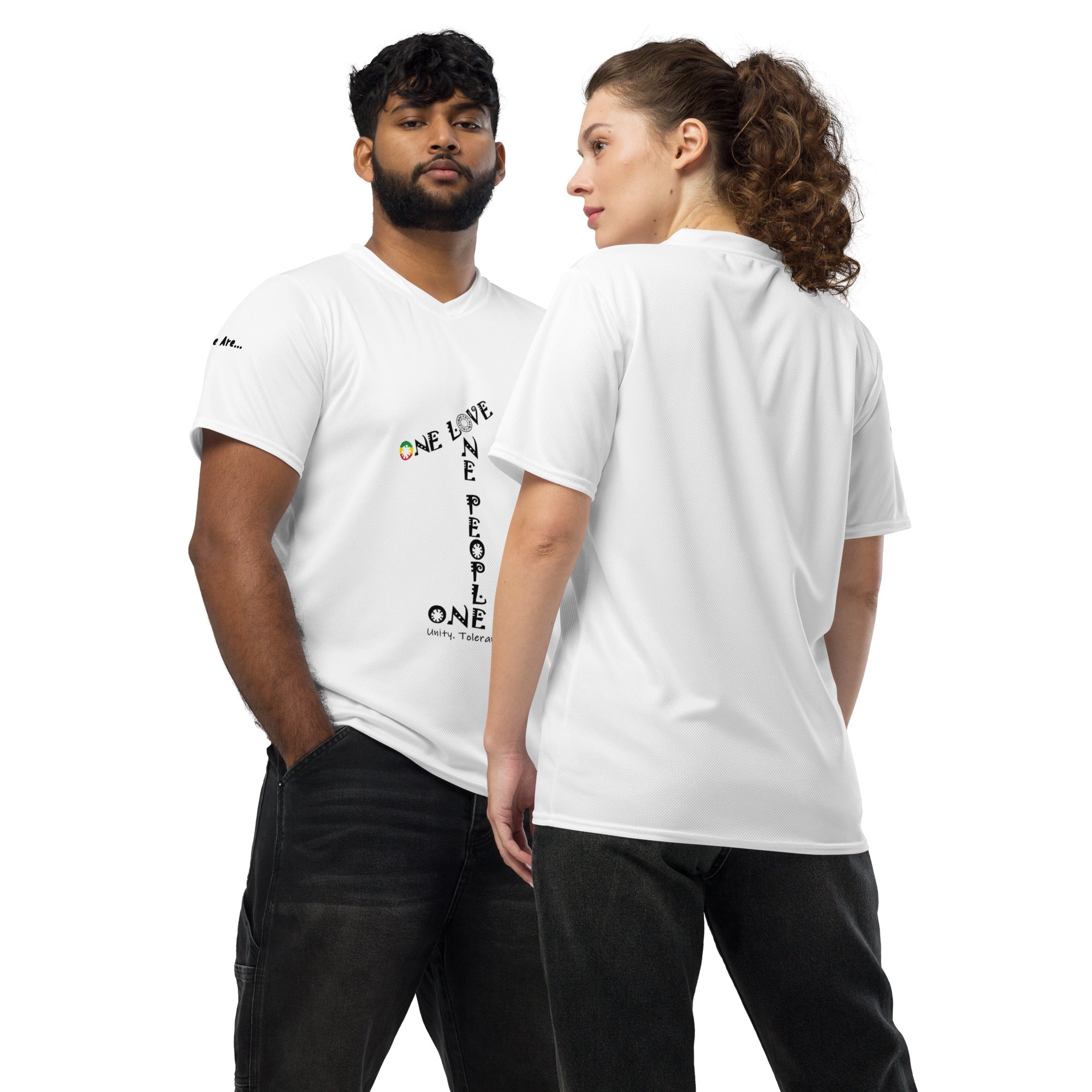 The Number 1 T-shirt -Recycled unisex sports jersey-A