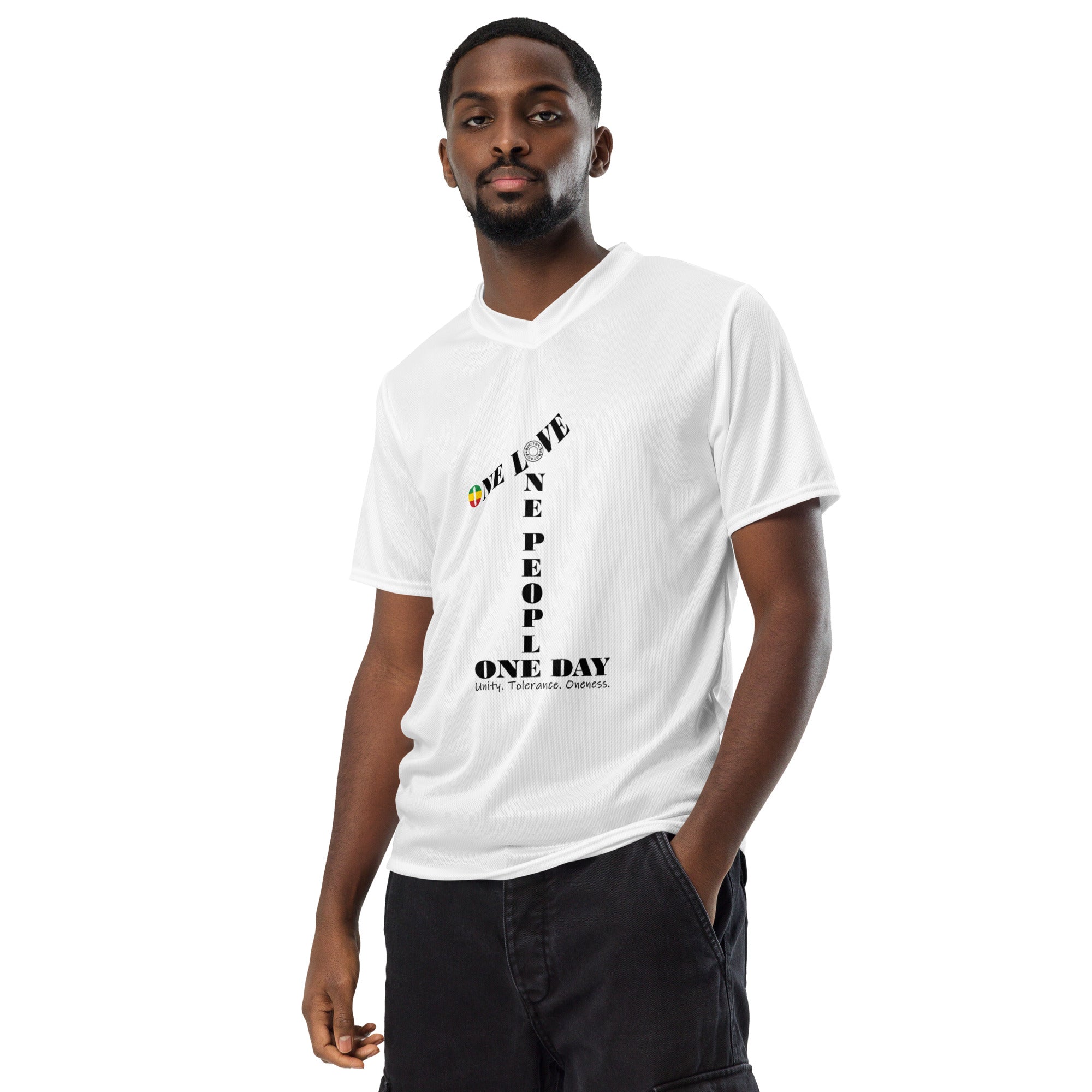 The Number 1 T-shirt - Recycled unisex sports jersey-C