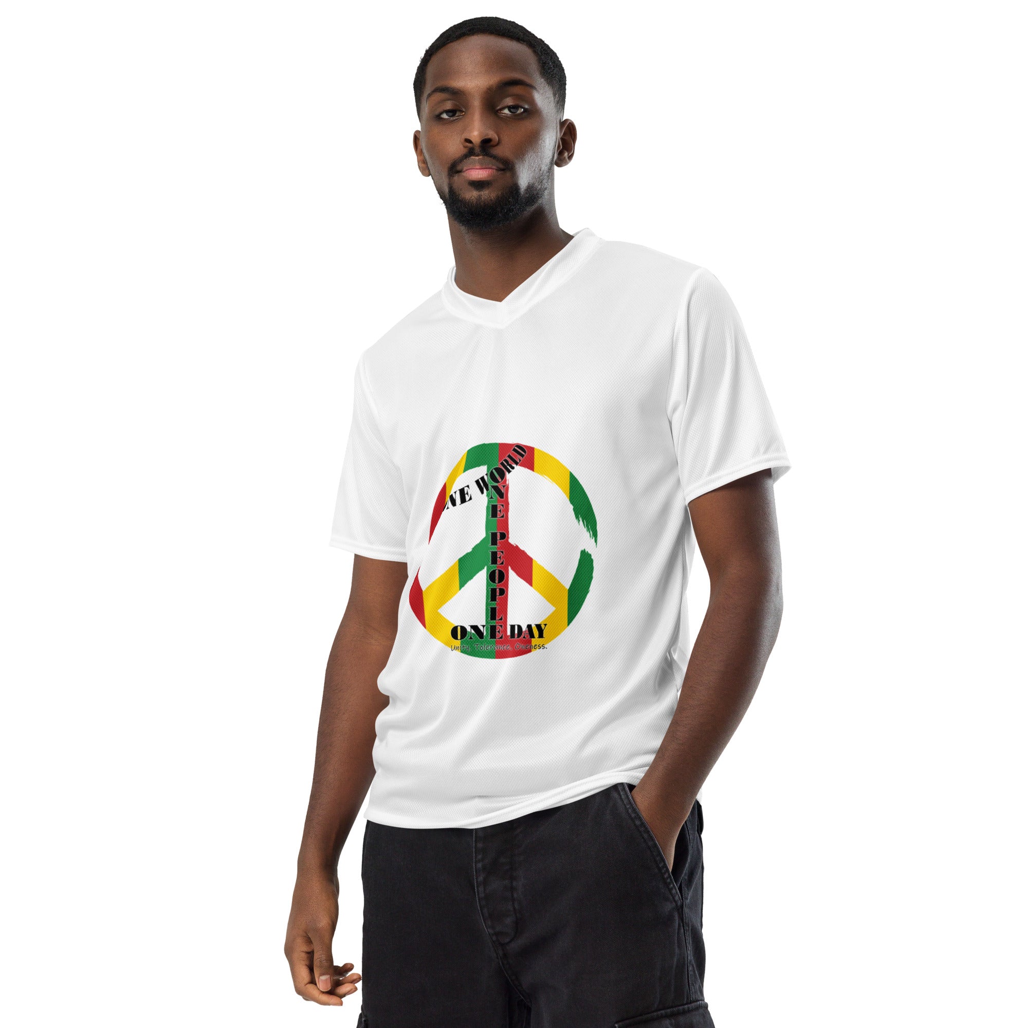 The Number 1 T-shirt - Recycled unisex sports jersey-D