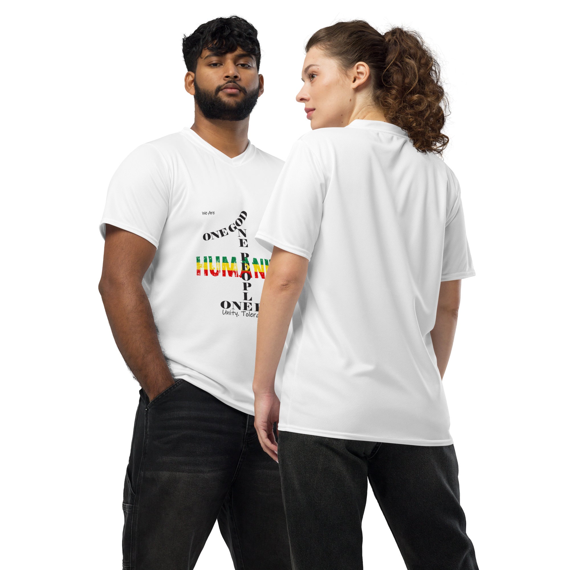 The Number 1 T-shirt - Recycled unisex sports jersey-J