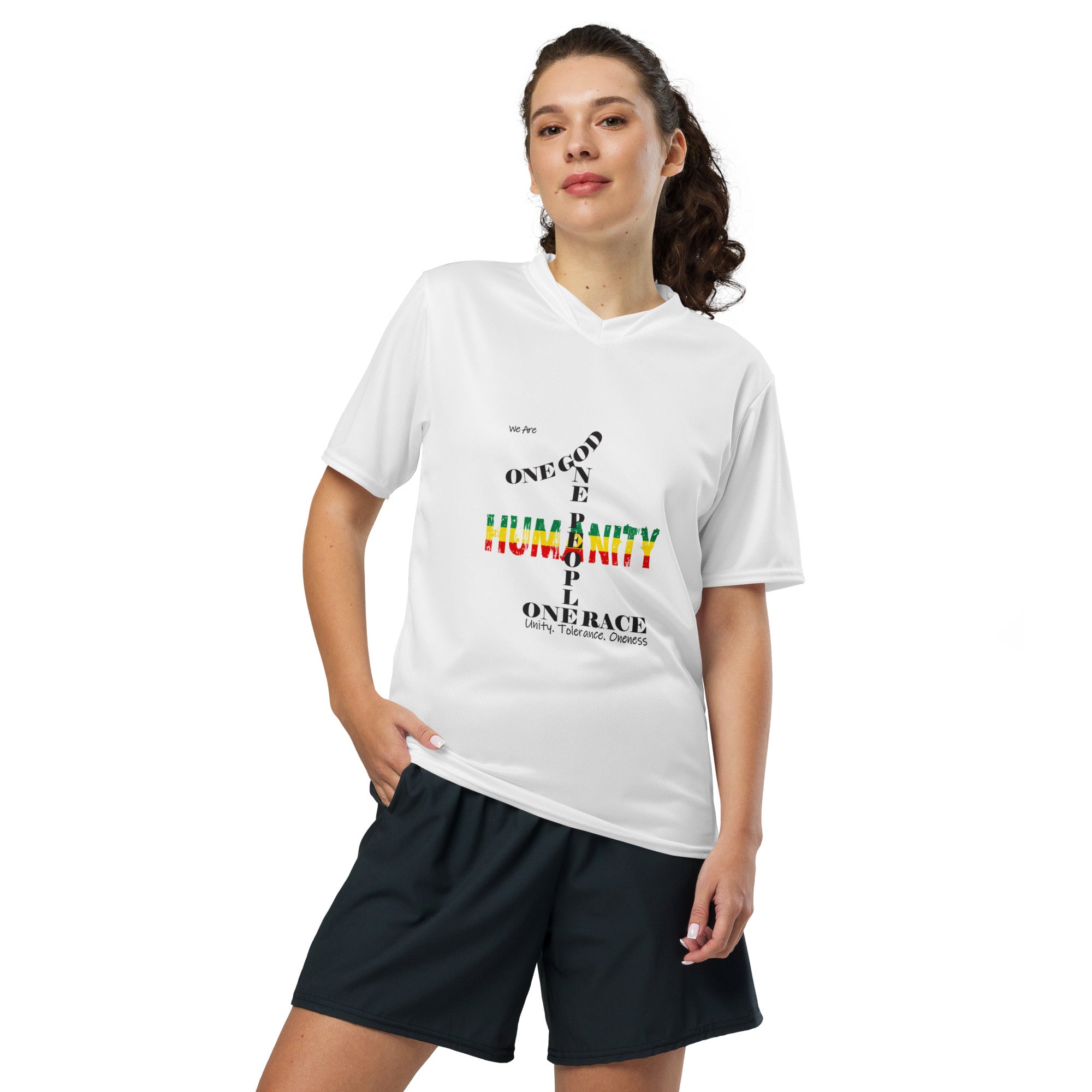 The Number 1 T-shirt - Recycled unisex sports jersey-J