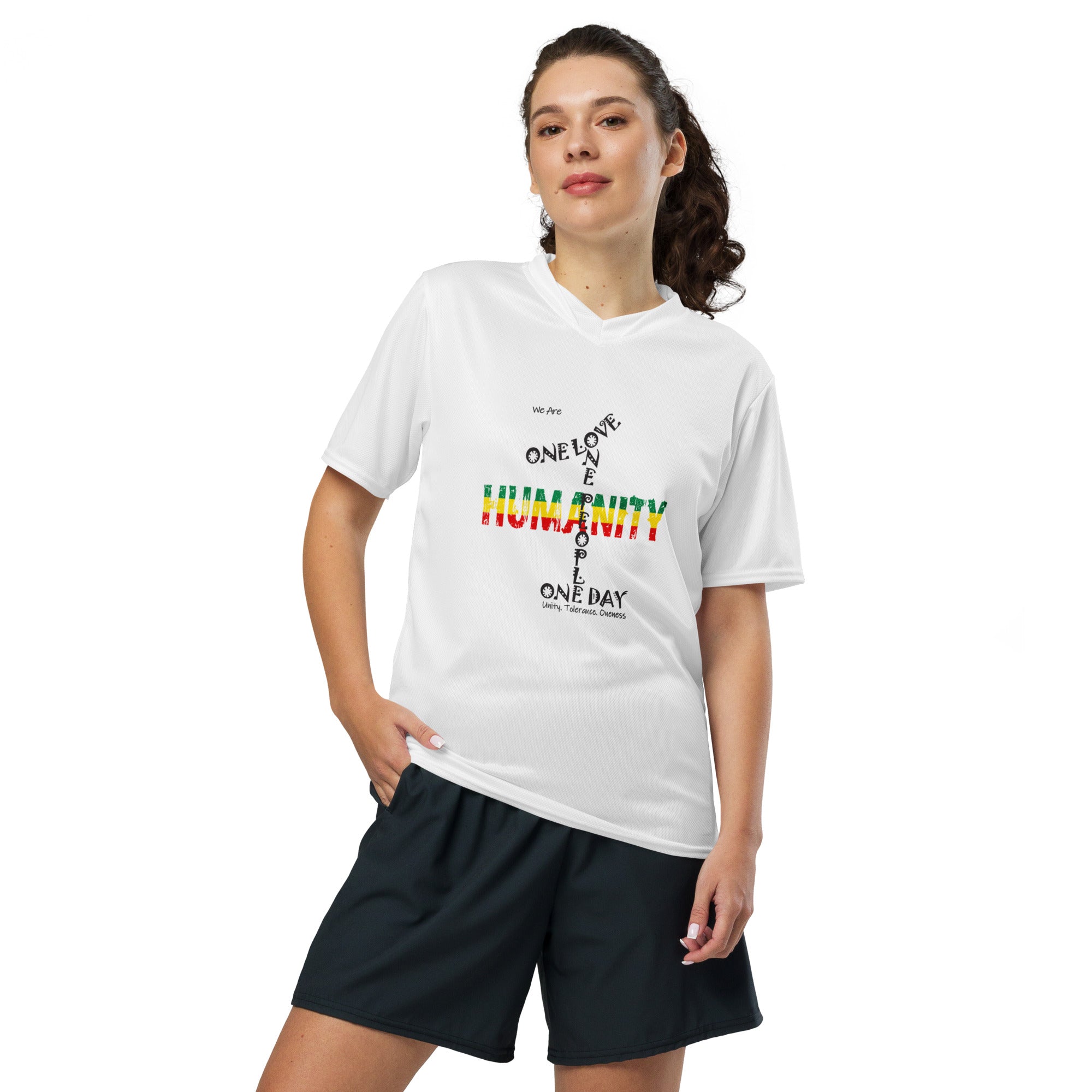 The Number 1 T-shirt - Recycled unisex sports jersey-N
