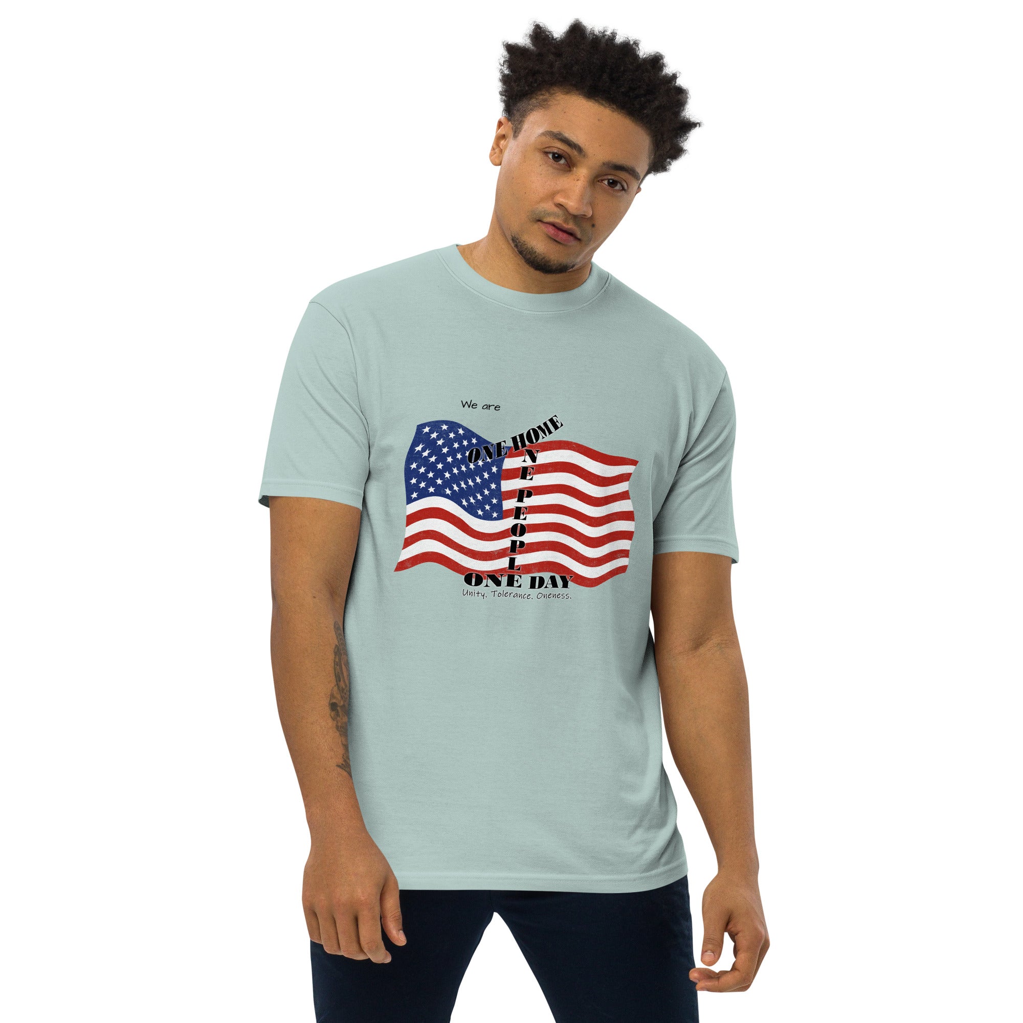 The Number 1 T-shirt - Men’s premium heavyweight tee-G