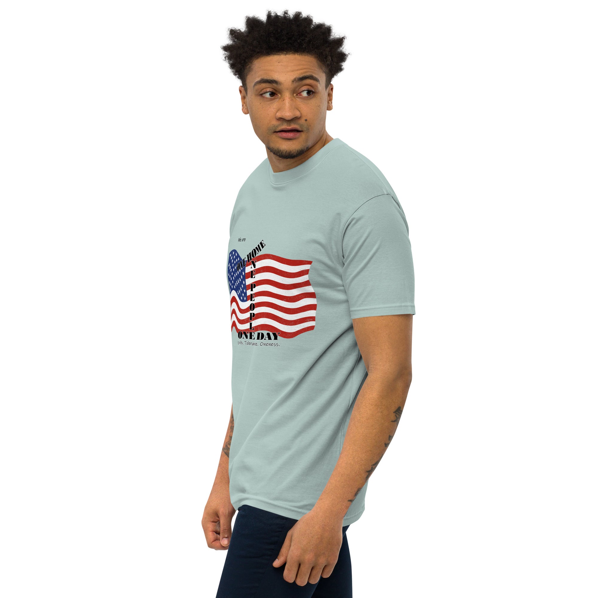 The Number 1 T-shirt - Men’s premium heavyweight tee-G