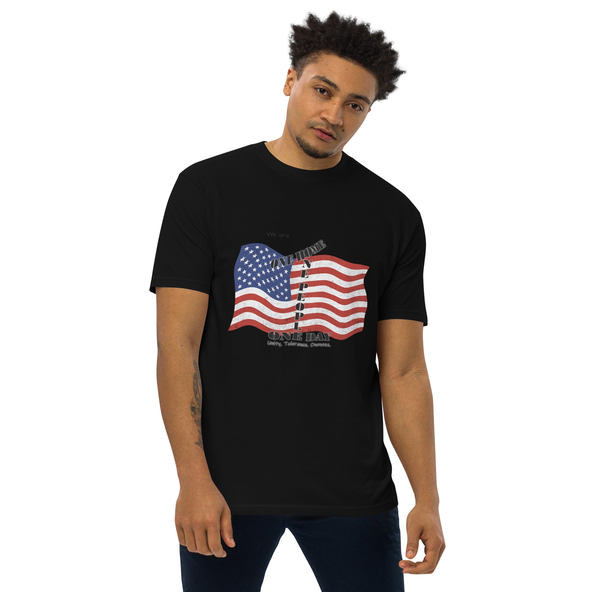 The Number 1 T-shirt - Men’s premium heavyweight tee-G