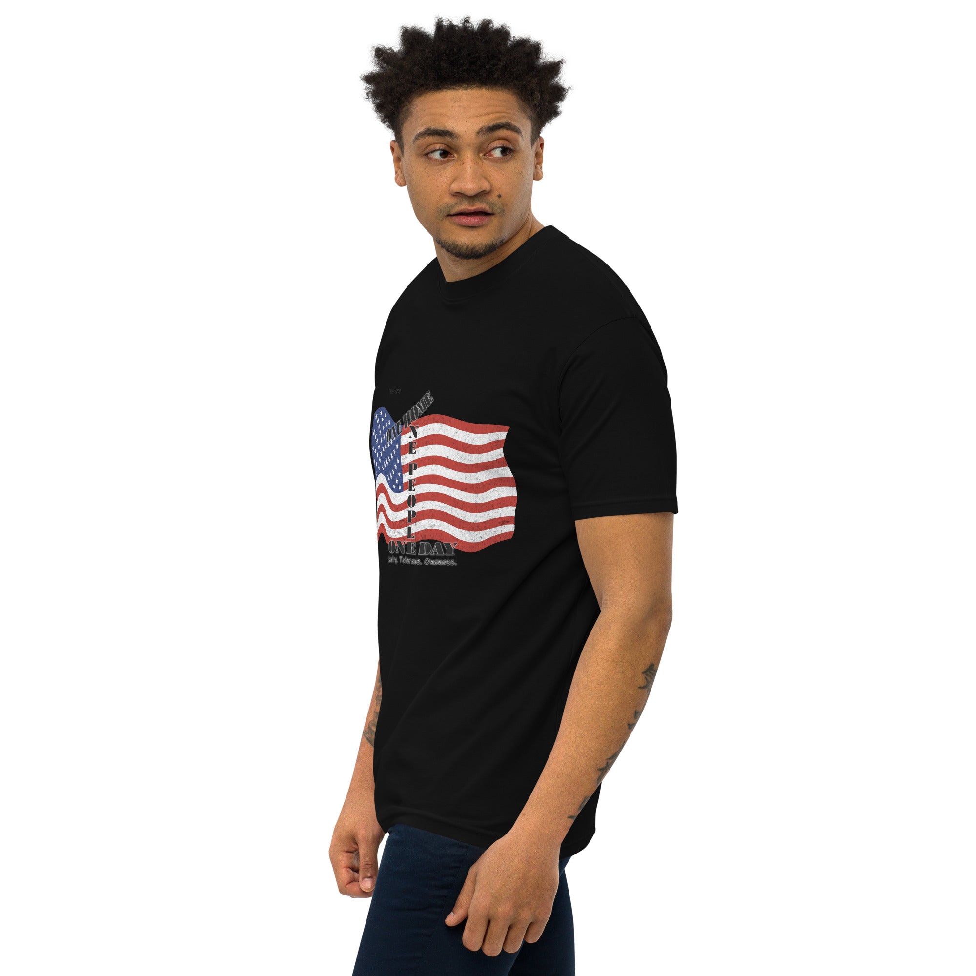 The Number 1 T-shirt - Men’s premium heavyweight tee-G