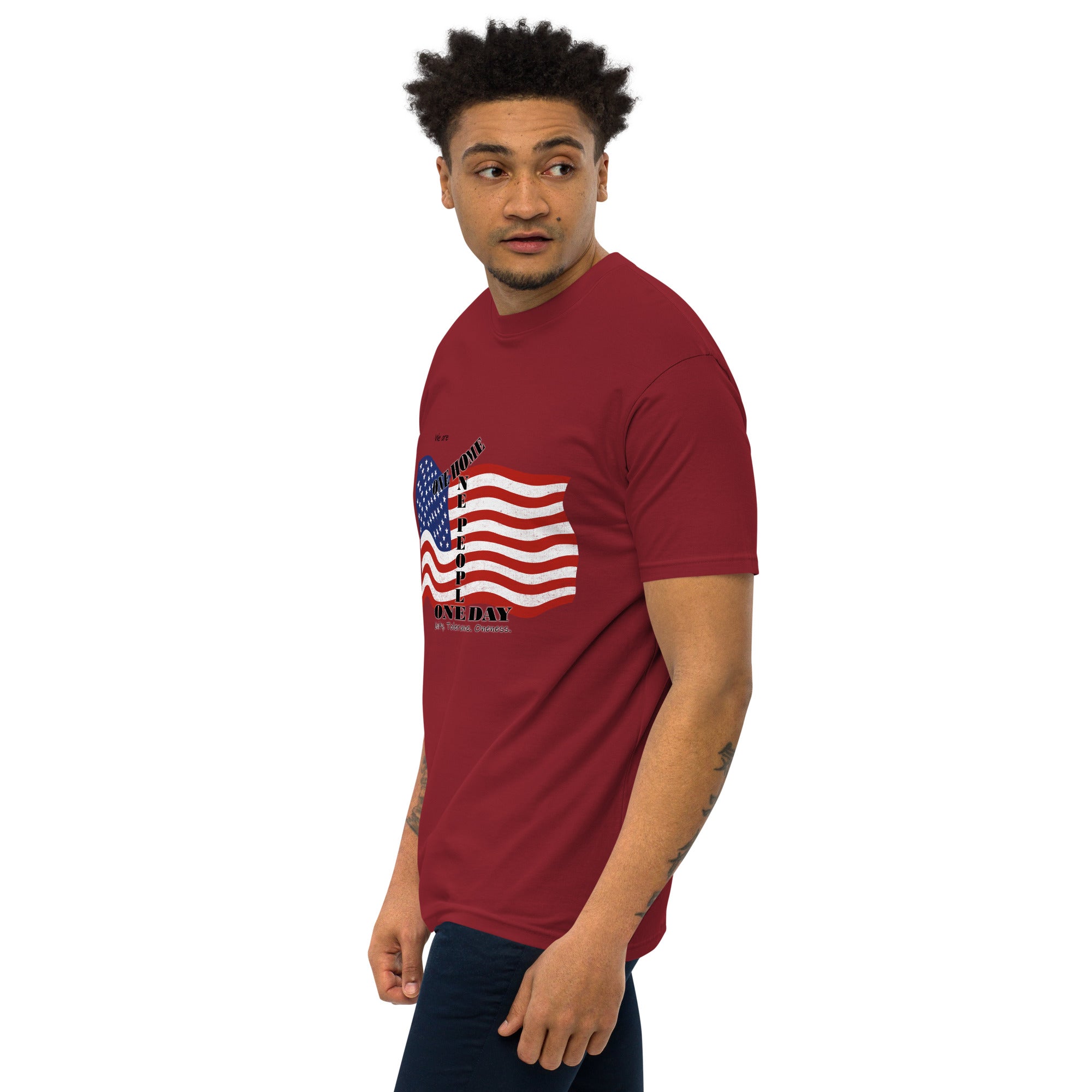 The Number 1 T-shirt - Men’s premium heavyweight tee-G