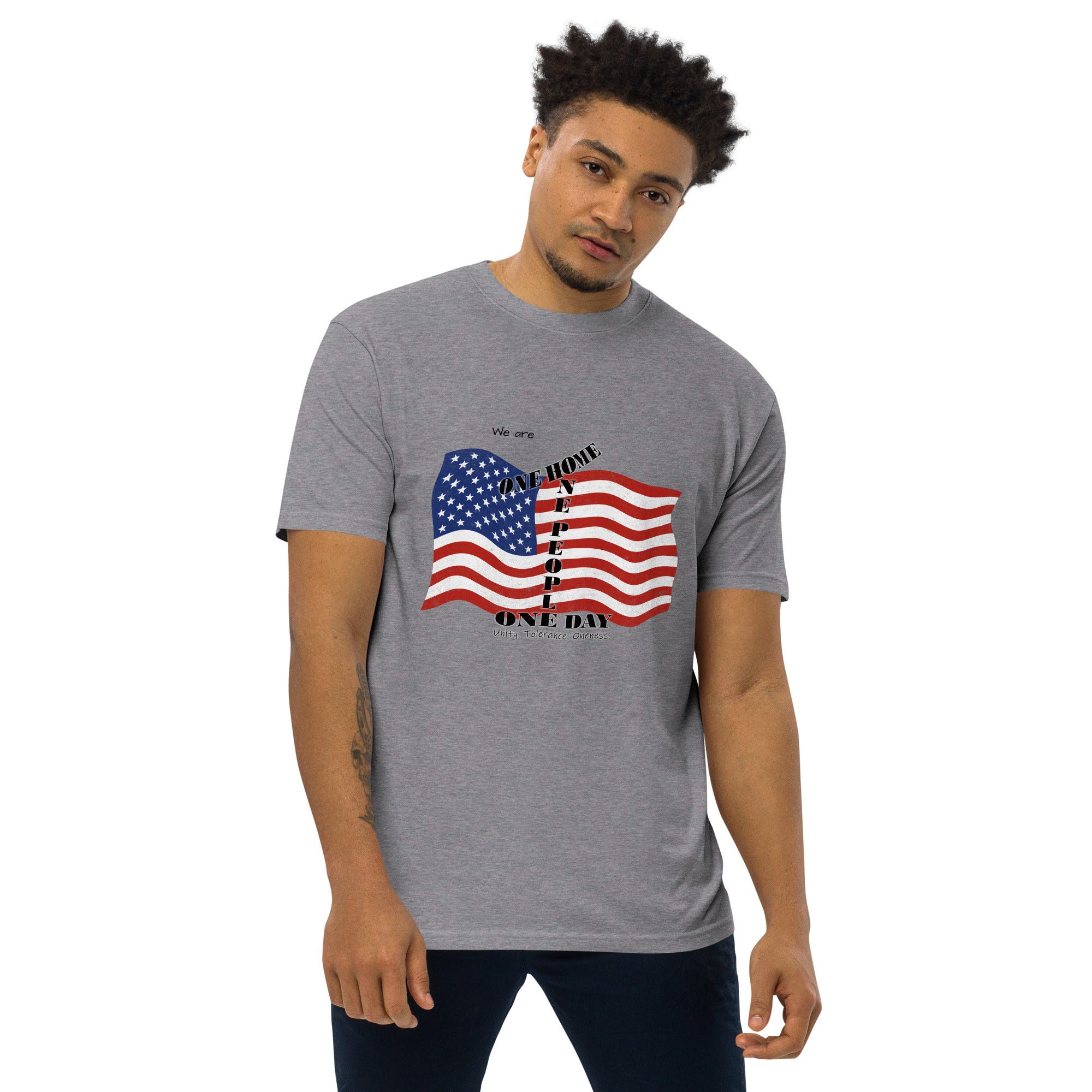 The Number 1 T-shirt - Men’s premium heavyweight tee-G