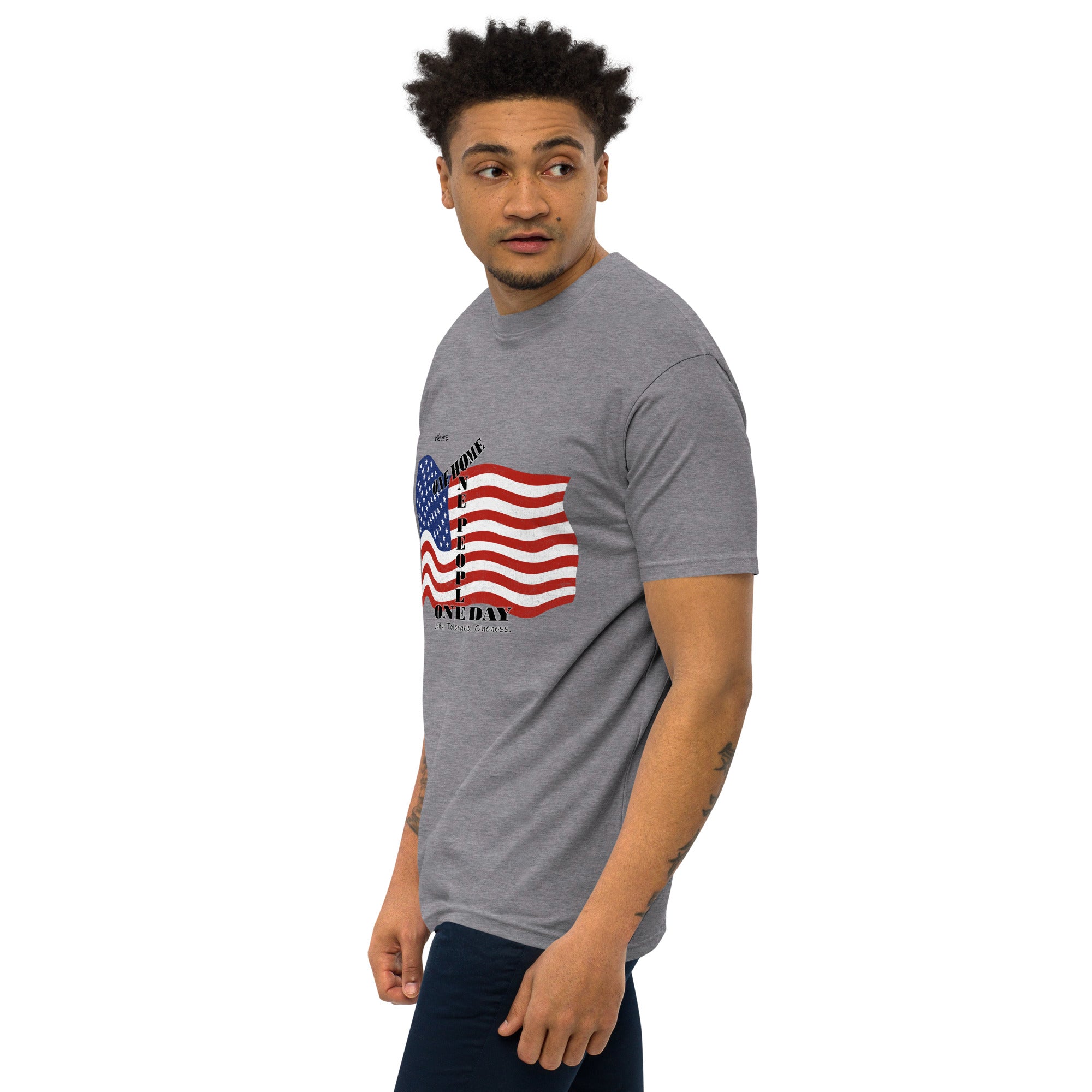 The Number 1 T-shirt - Men’s premium heavyweight tee-G