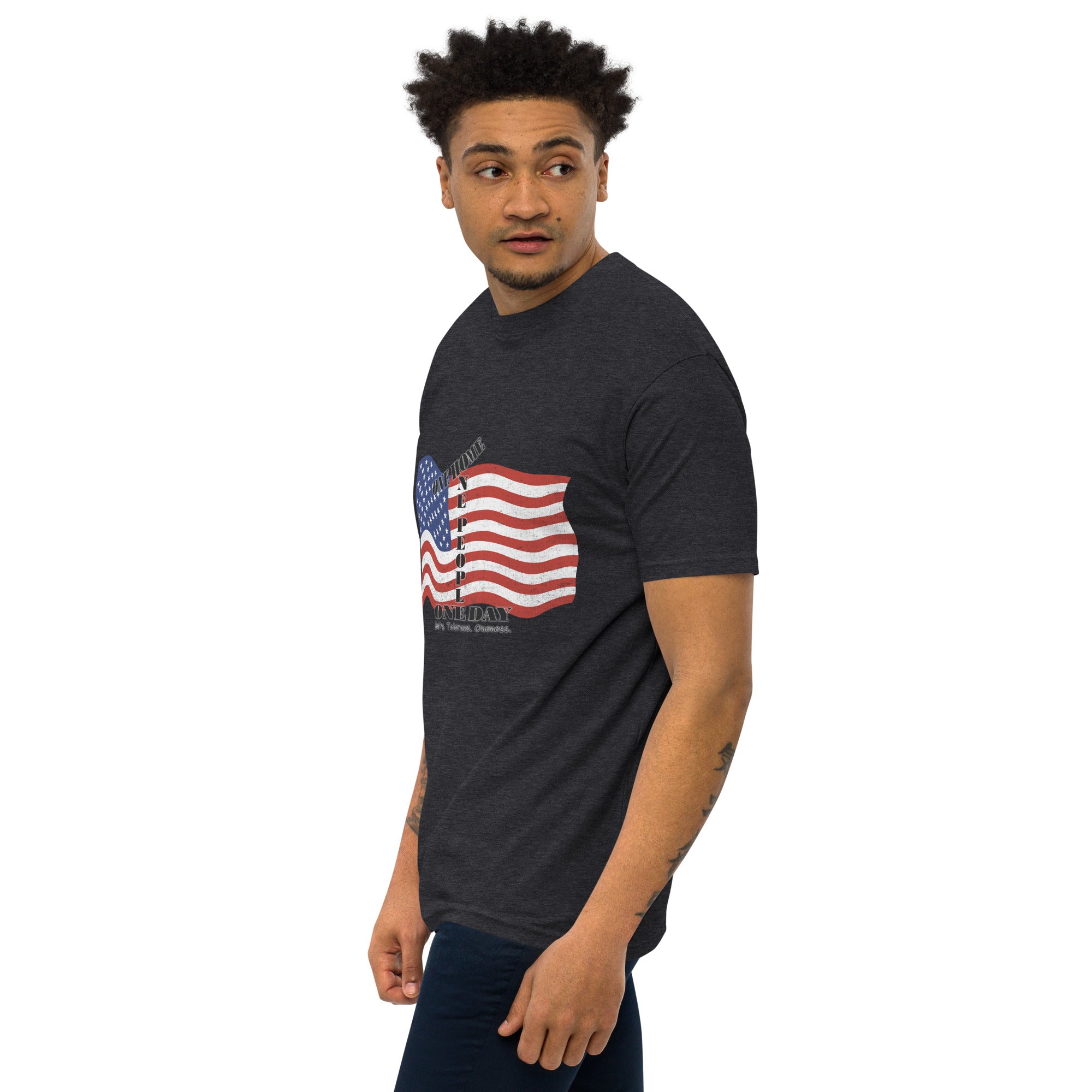 The Number 1 T-shirt - Men’s premium heavyweight tee-G