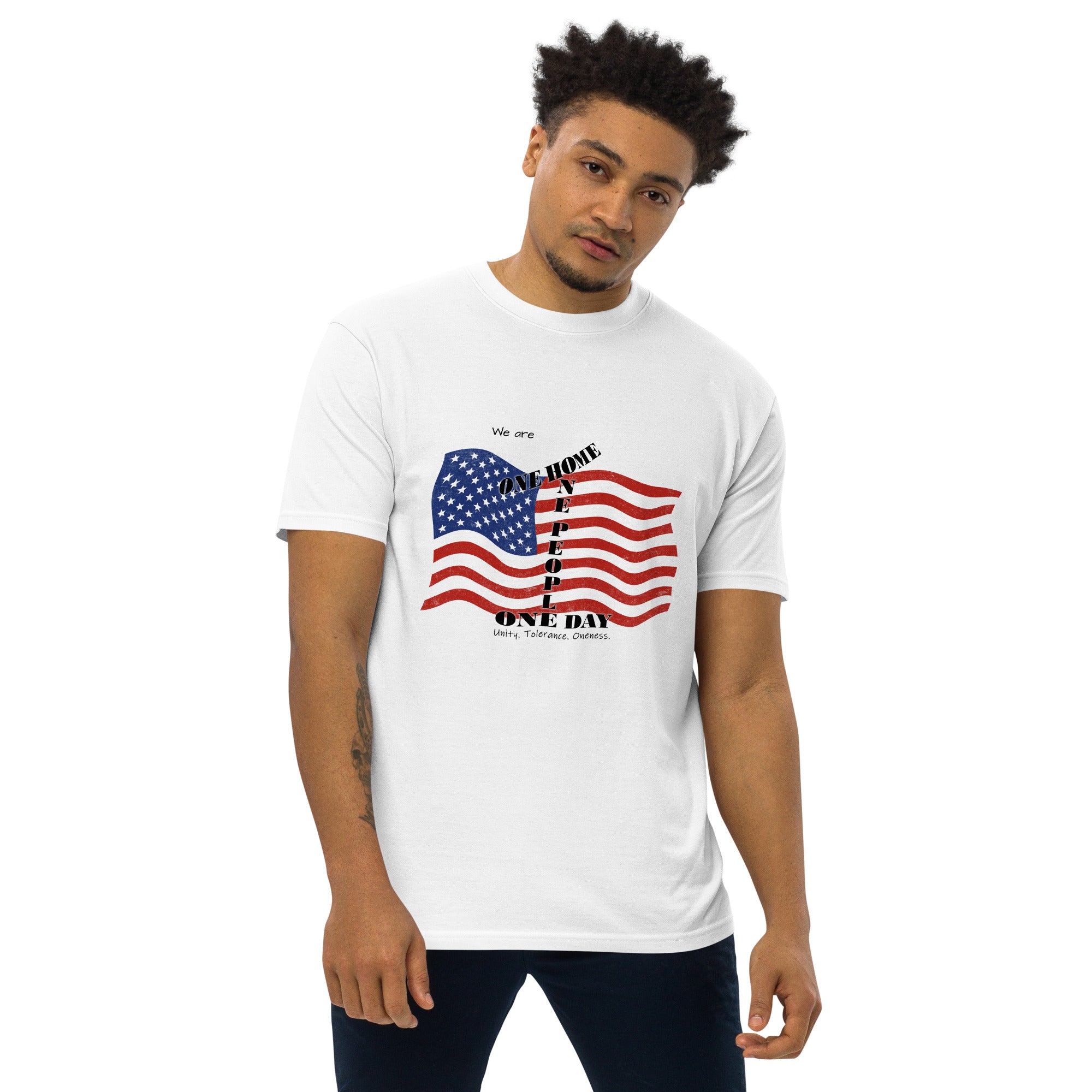 The Number 1 T-shirt - Men’s premium heavyweight tee-G