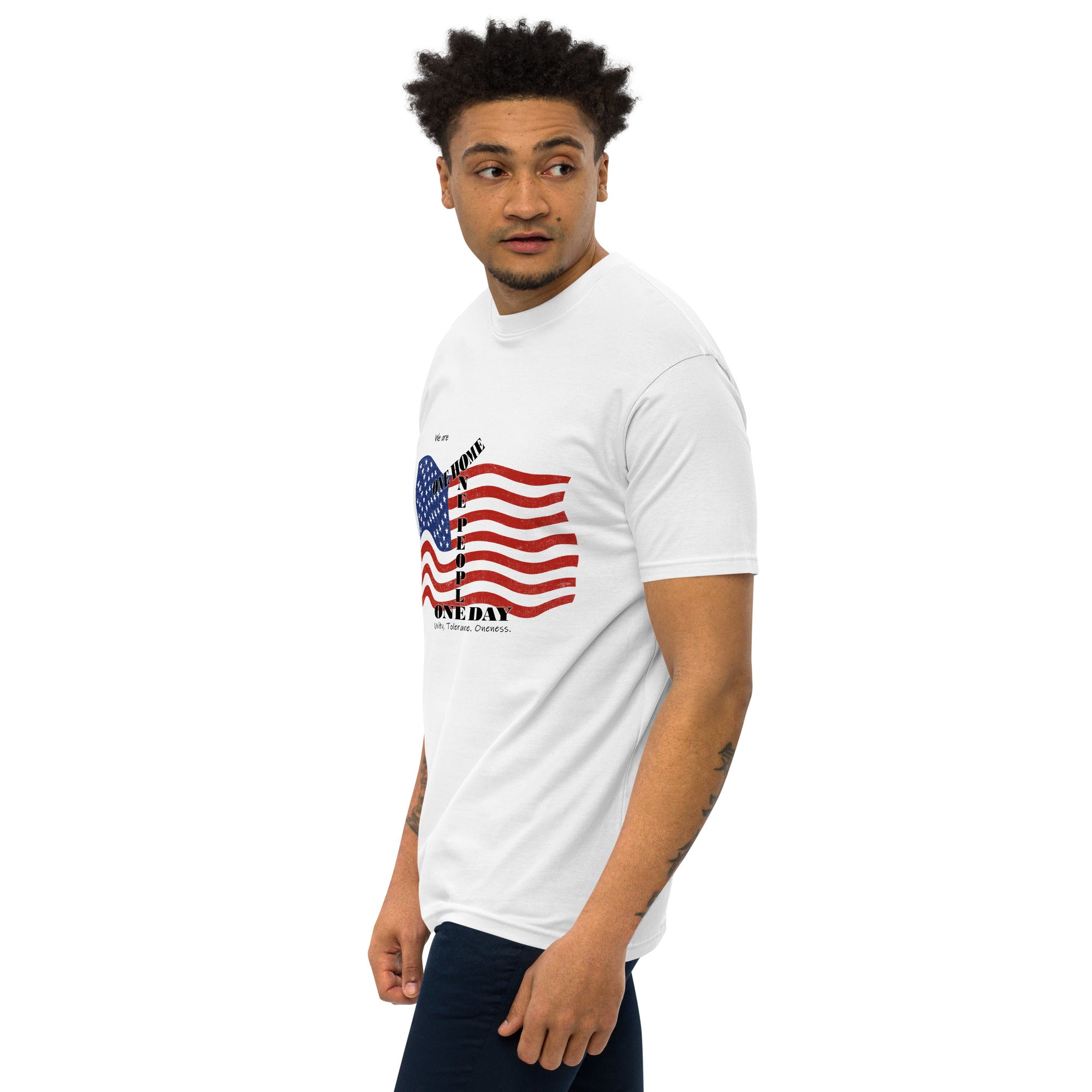 The Number 1 T-shirt - Men’s premium heavyweight tee-G