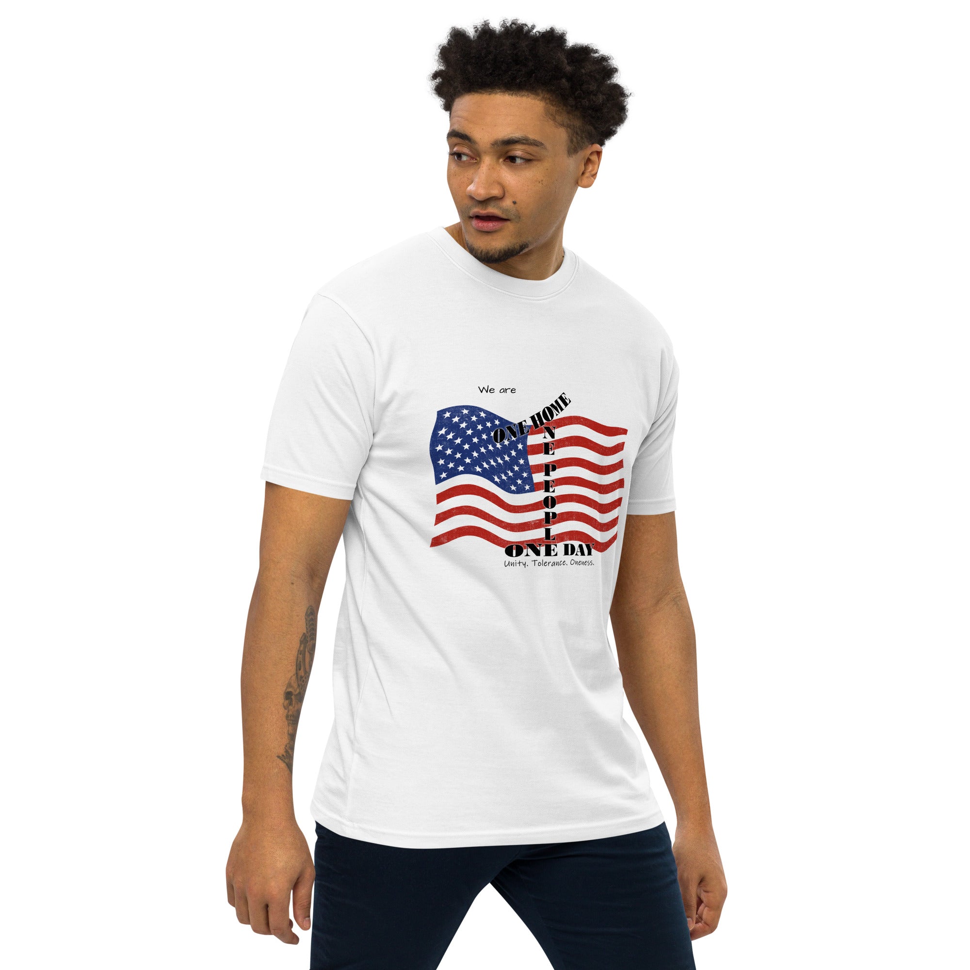 The Number 1 T-shirt - Men’s premium heavyweight tee-G