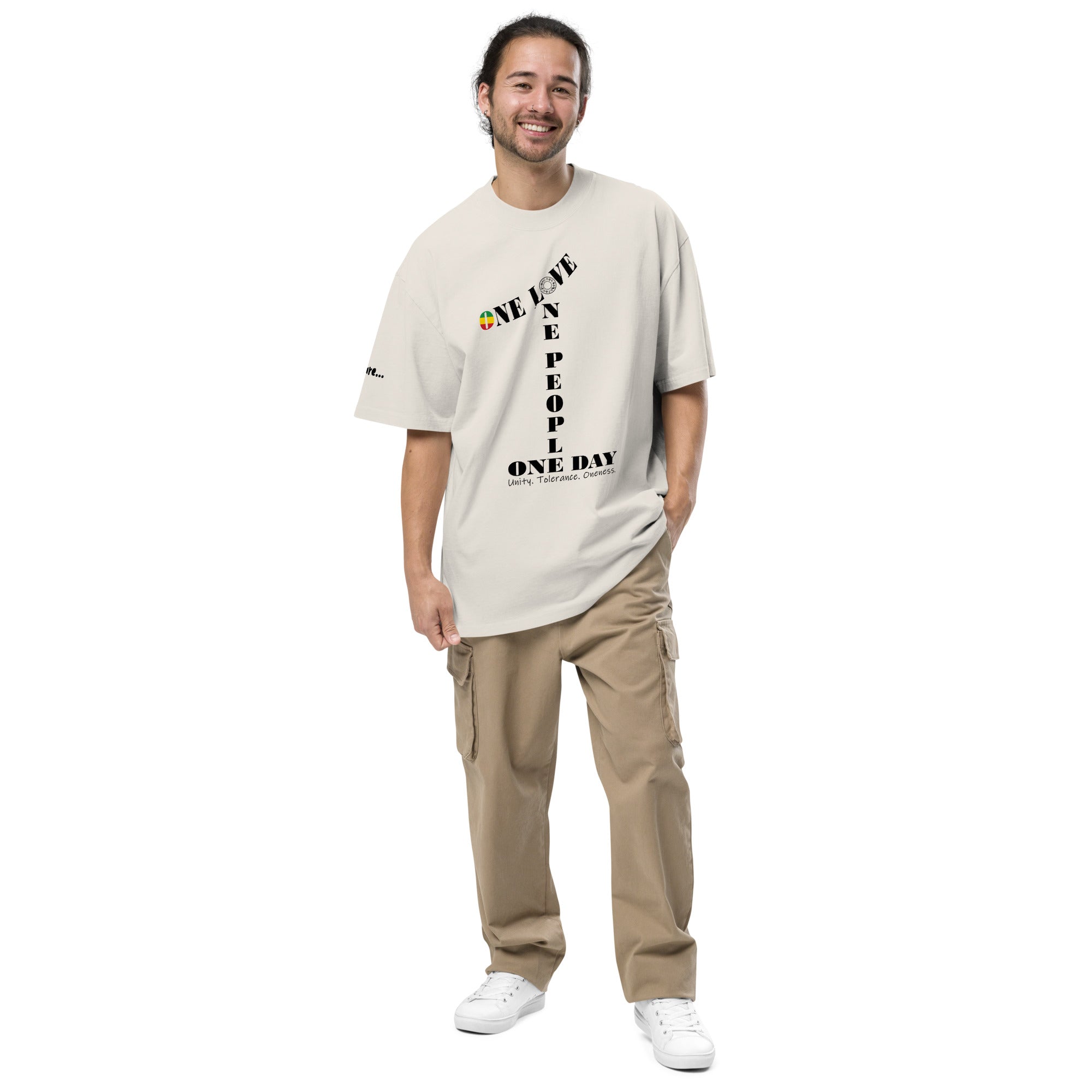 The Number 1 T-shirt - Oversized faded t-shirt-C