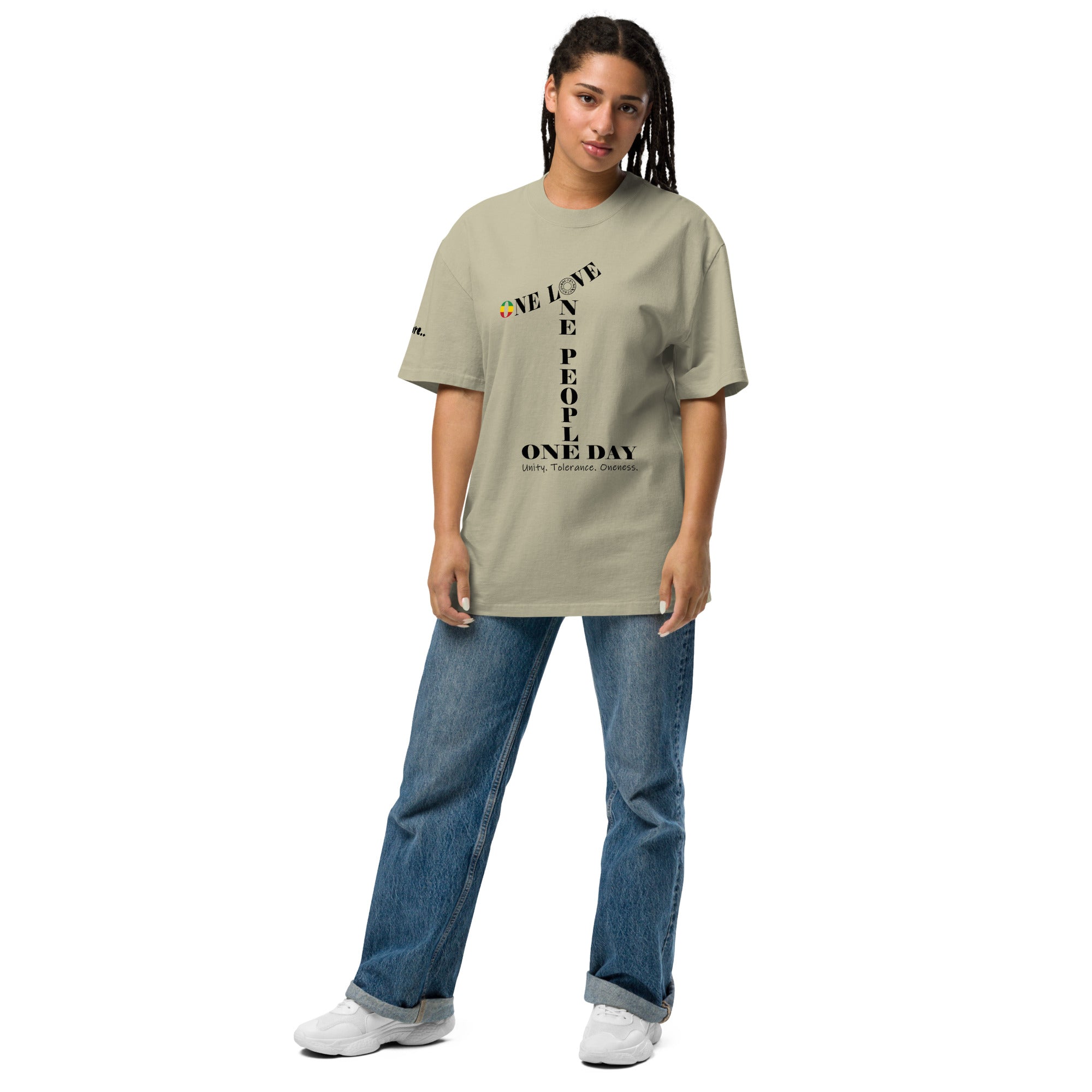 The Number 1 T-shirt - Oversized faded t-shirt-B