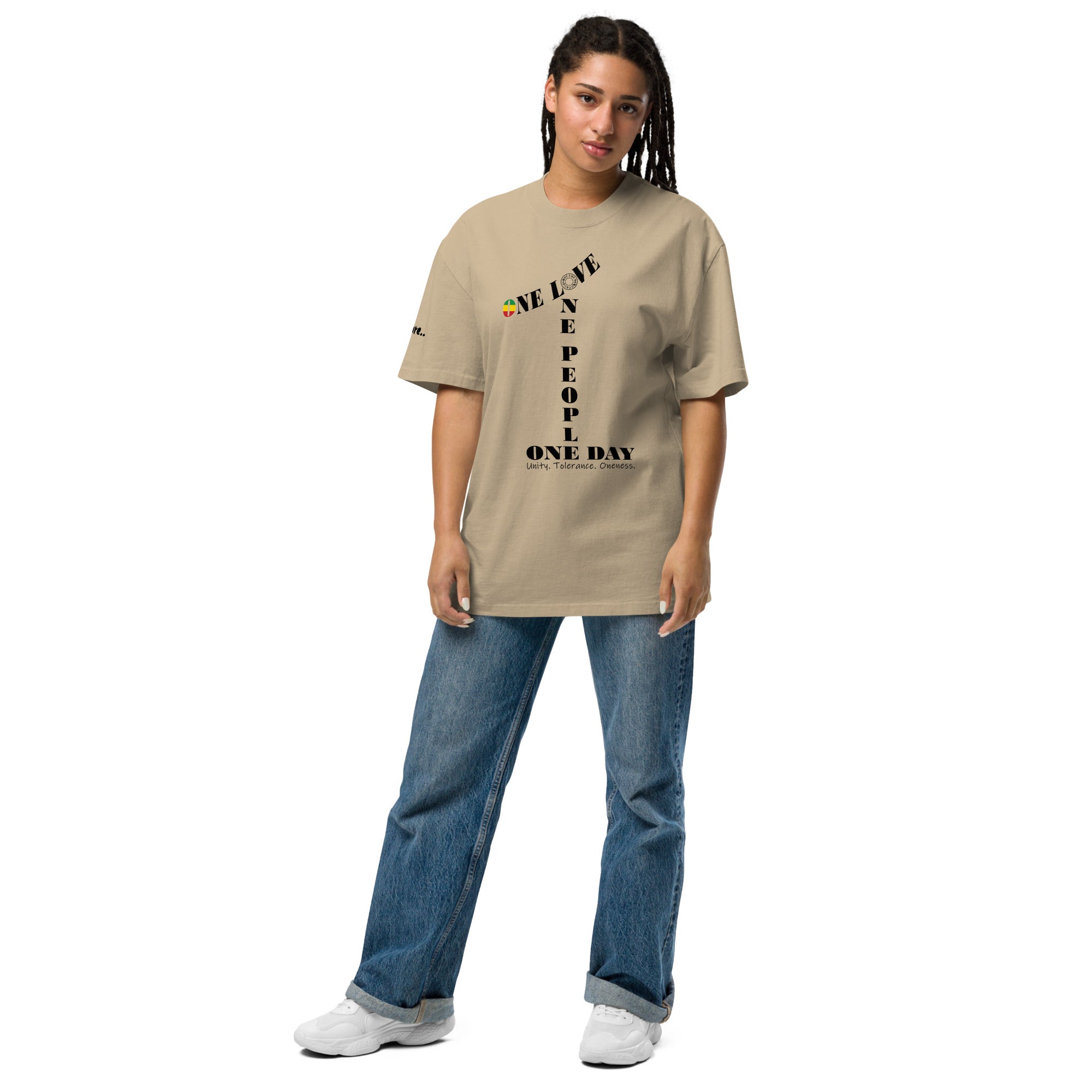 The Number 1 T-shirt - Oversized faded t-shirt-C