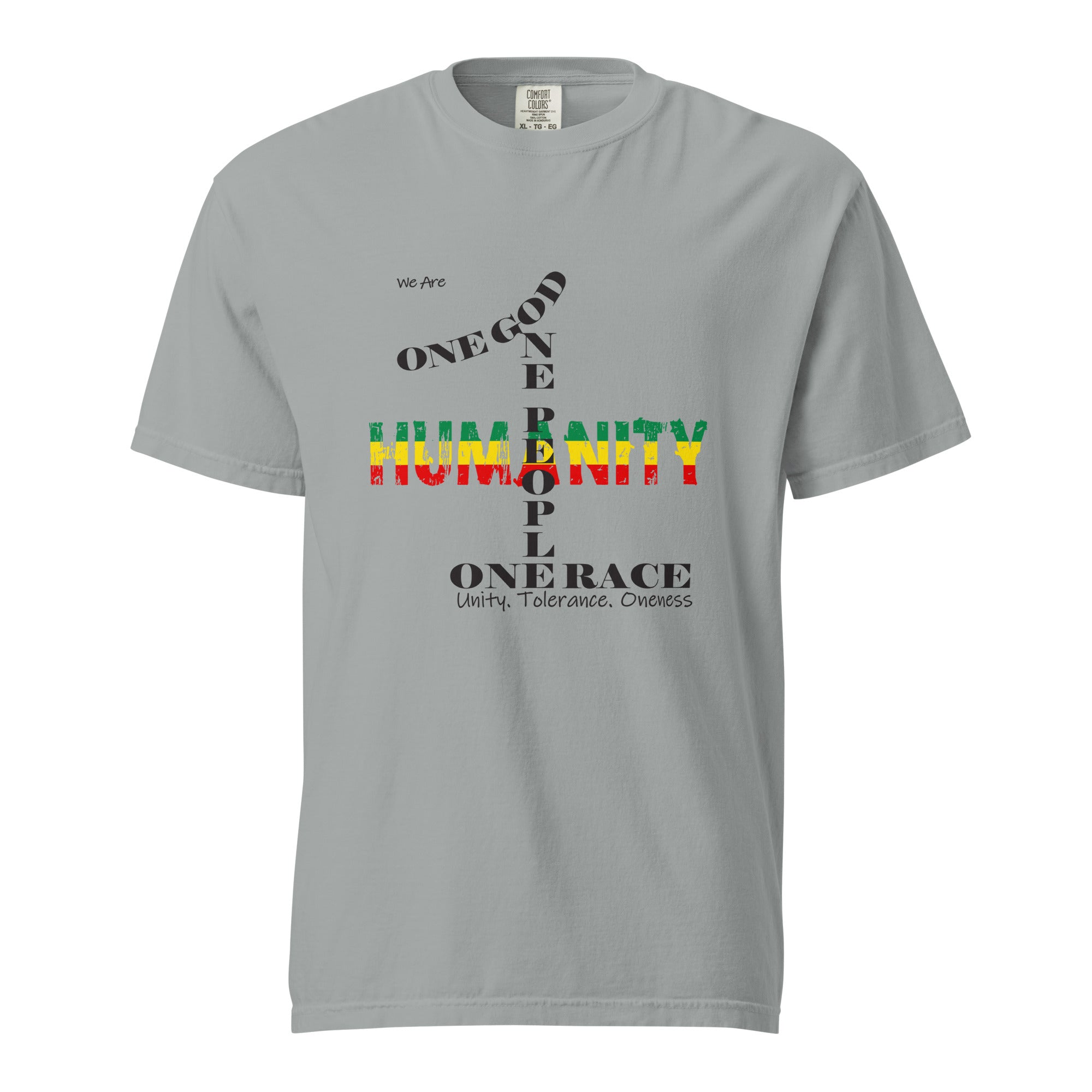 The Number 1 T-shirt - Unisex garment-dyed heavyweight t-shirt-J