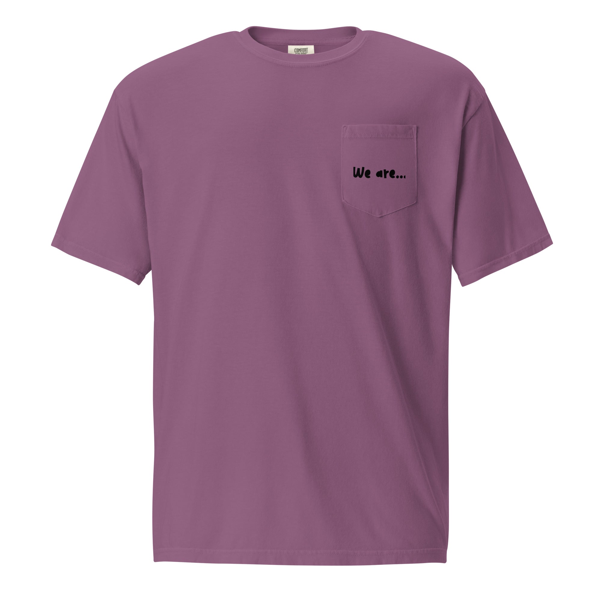 The Number 1 T-shirt - Unisex garment-dyed pocket t-shirt-O