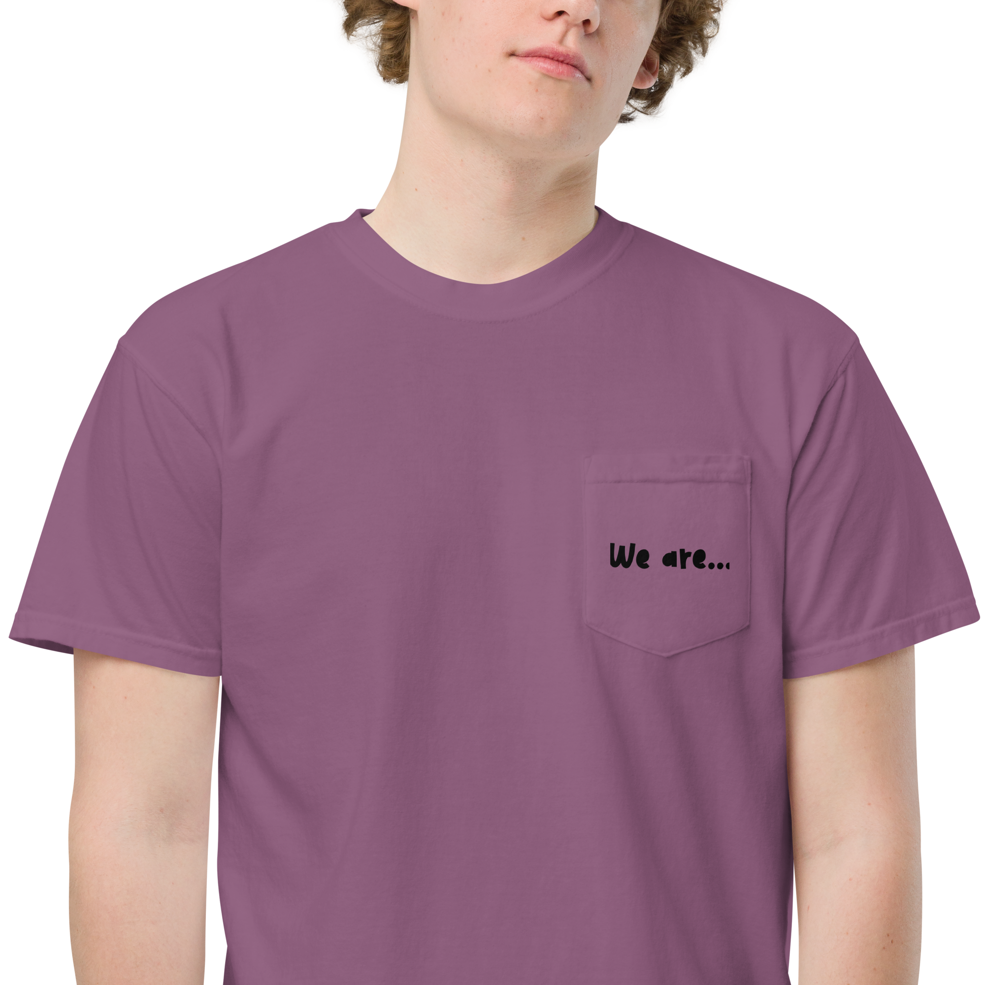 The Number 1 T-shirt - Unisex garment-dyed pocket t-shirt-K