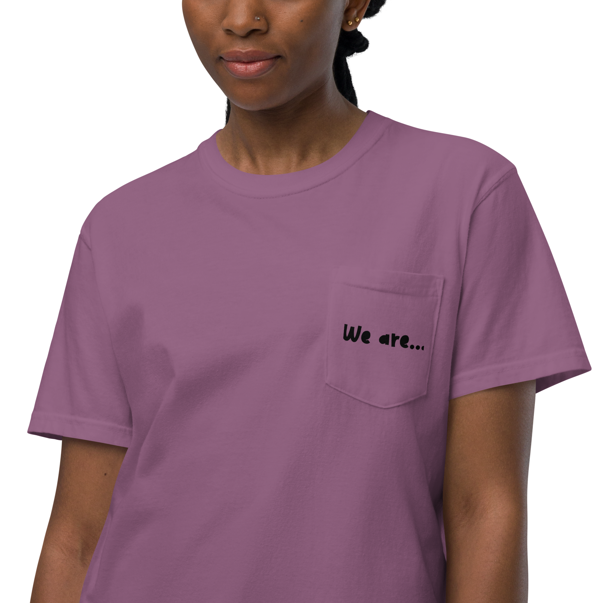 The Number 1 T-shirt - Unisex garment-dyed pocket t-shirt-K