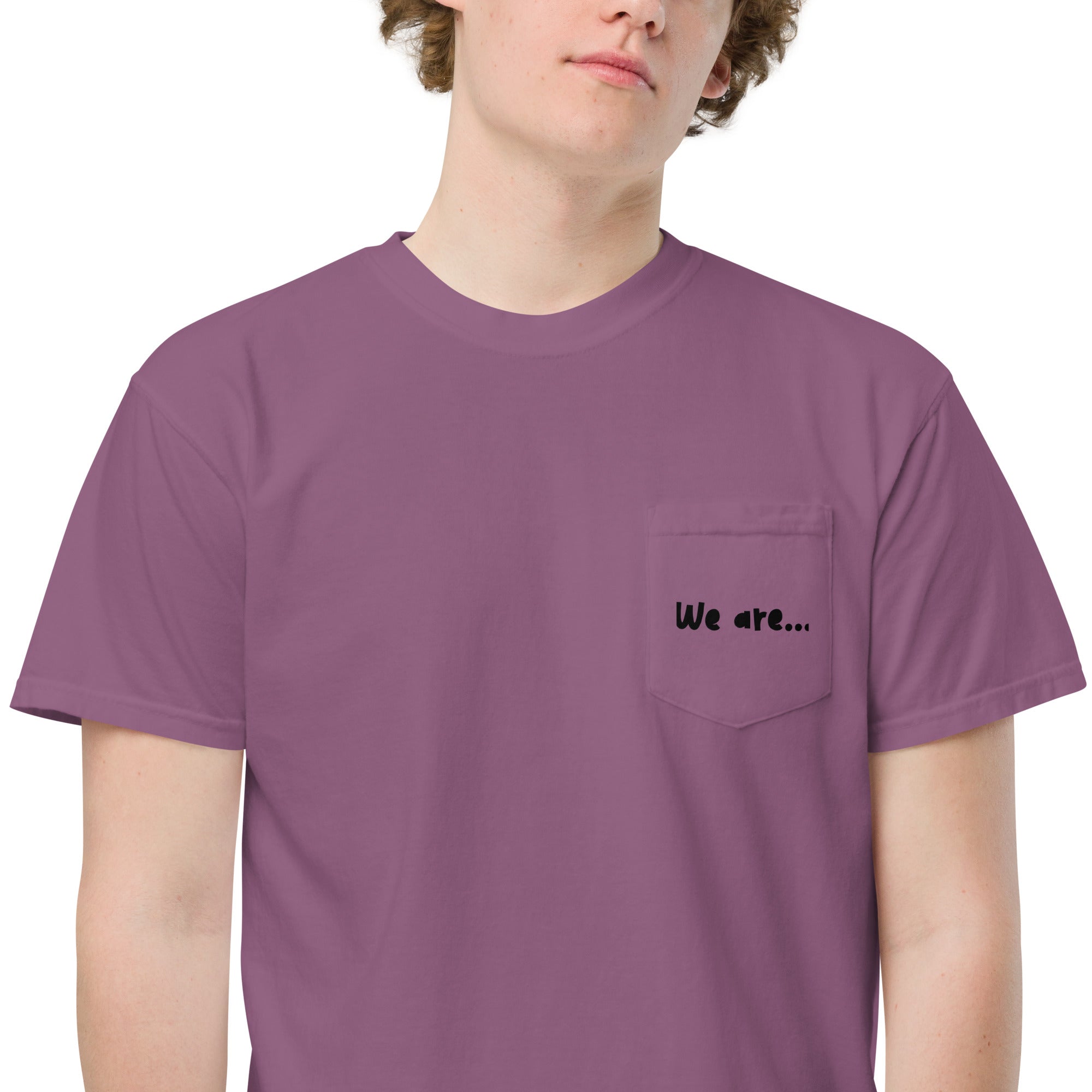 The Number 1 T-shirt - Unisex garment-dyed pocket t-shirt-O