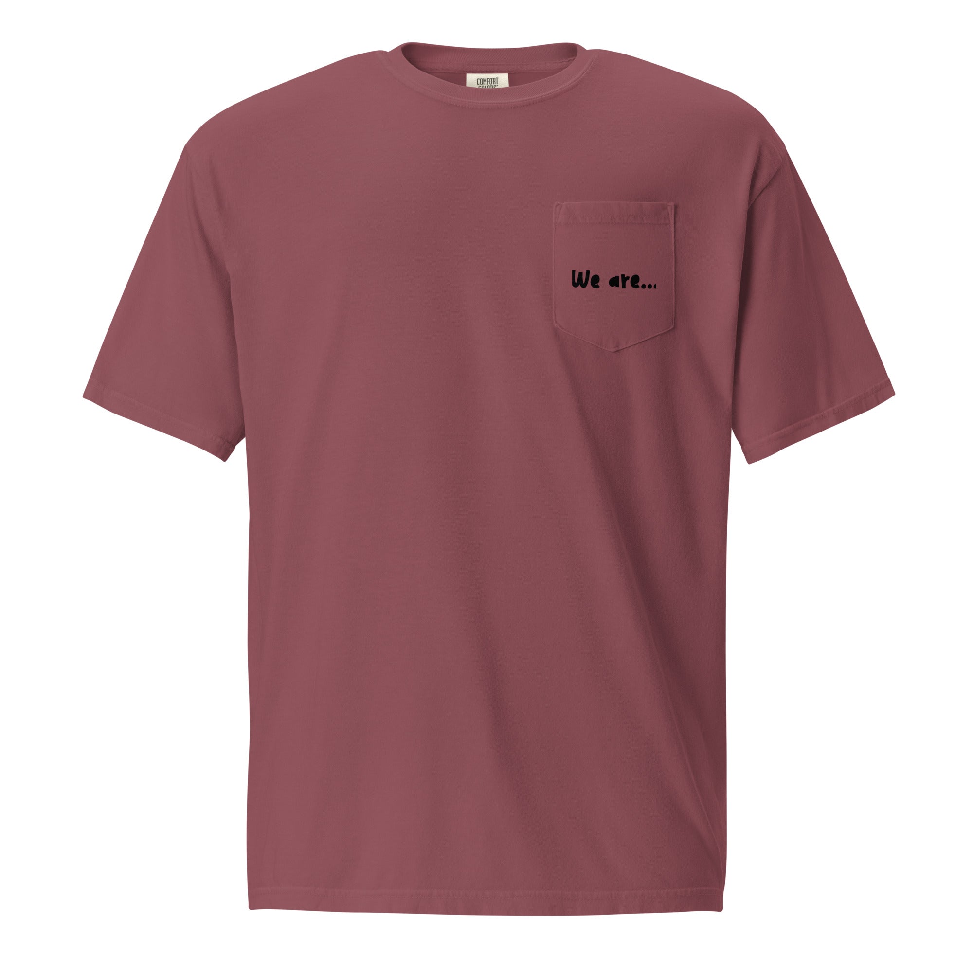 The Number 1 T-shirt - Unisex garment-dyed pocket t-shirt-O