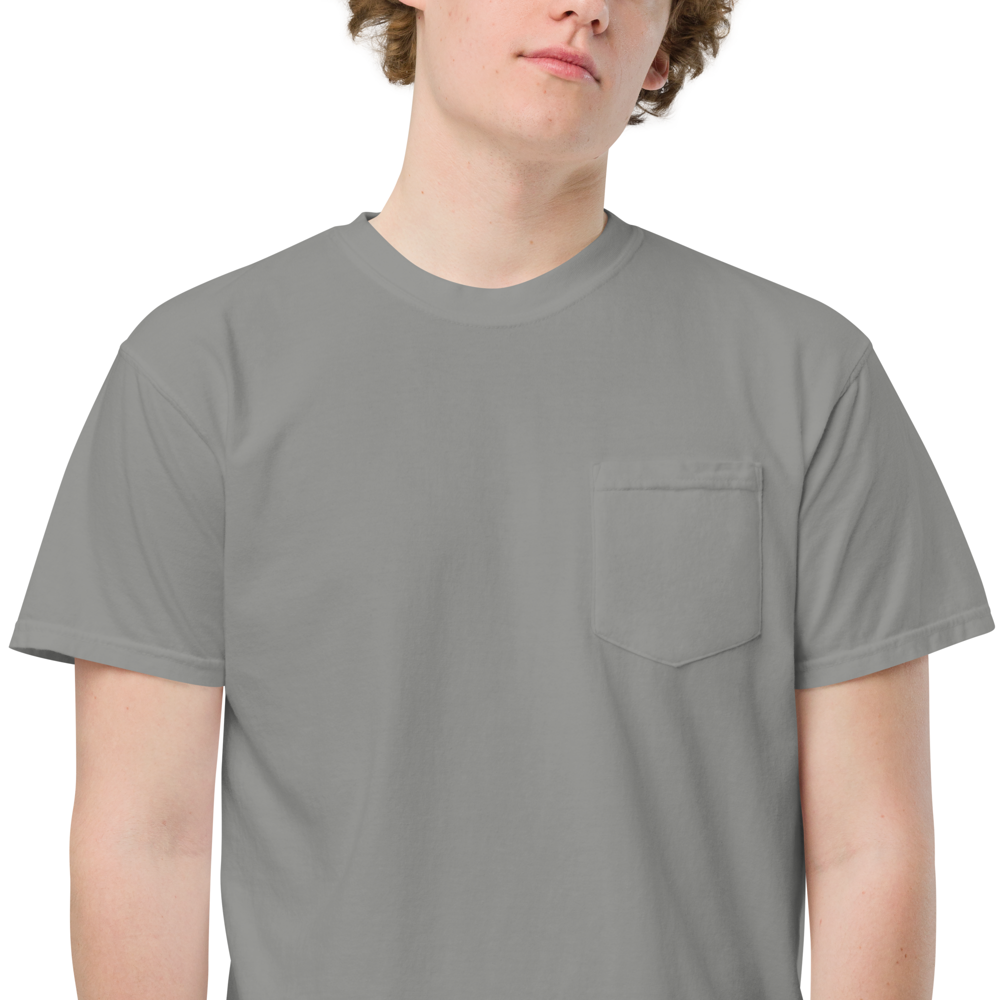 The Number 1 T-shirt - Unisex garment-dyed pocket t-shirt-L