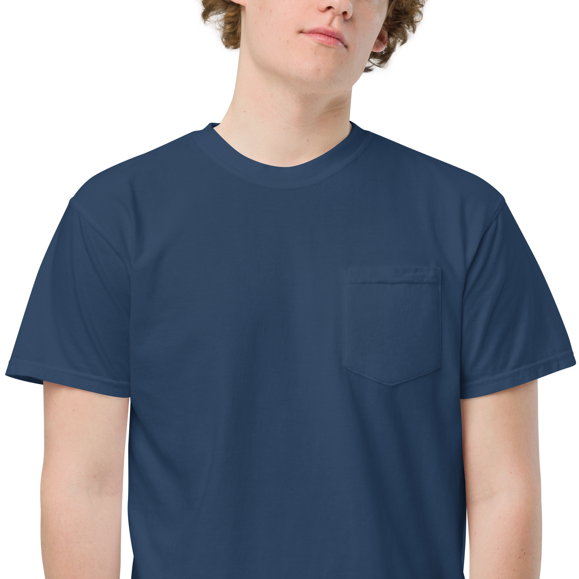 The Number 1 T-shirt - Unisex garment-dyed pocket t-shirt-J