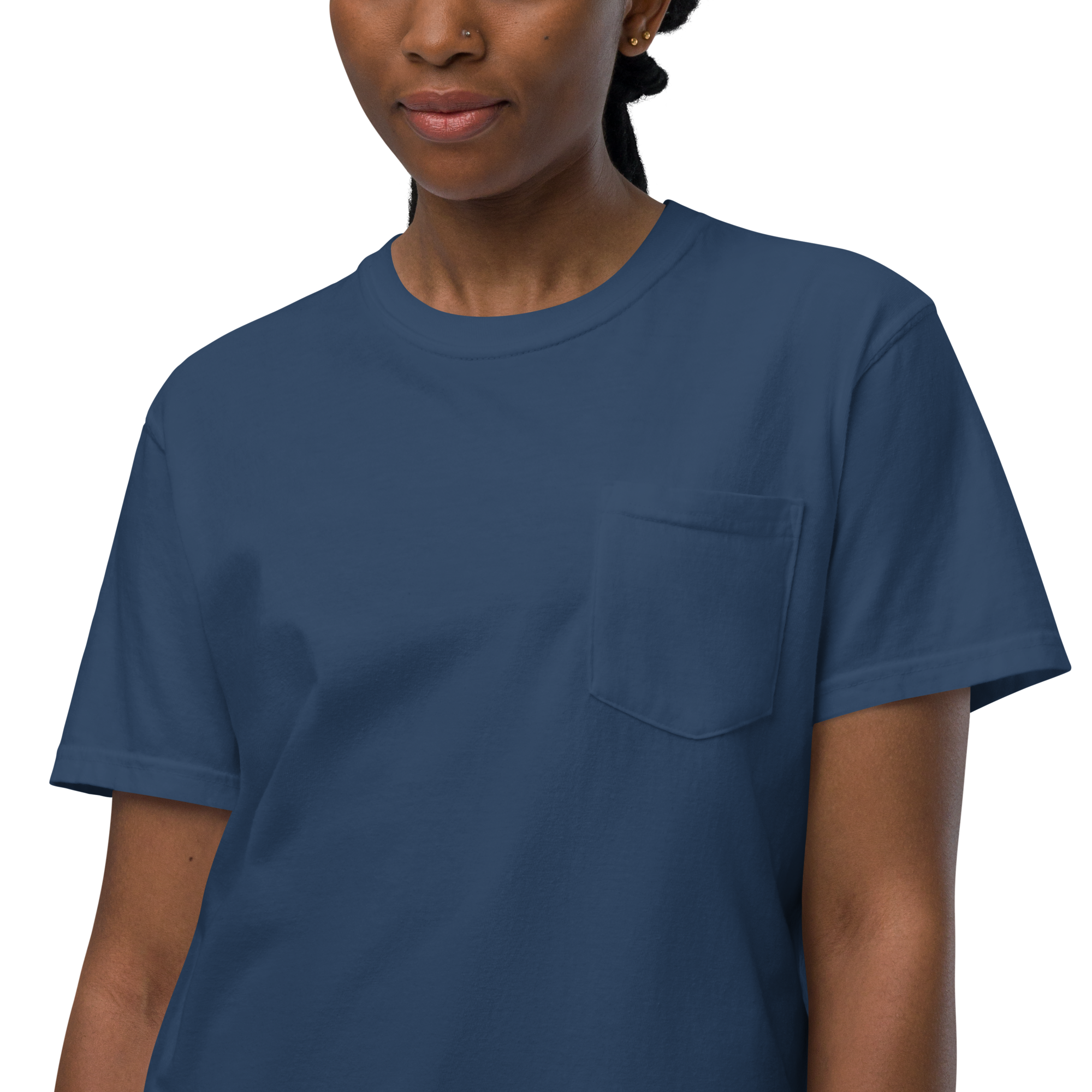 The Number 1 T-shirt - Unisex garment-dyed pocket t-shirt-J