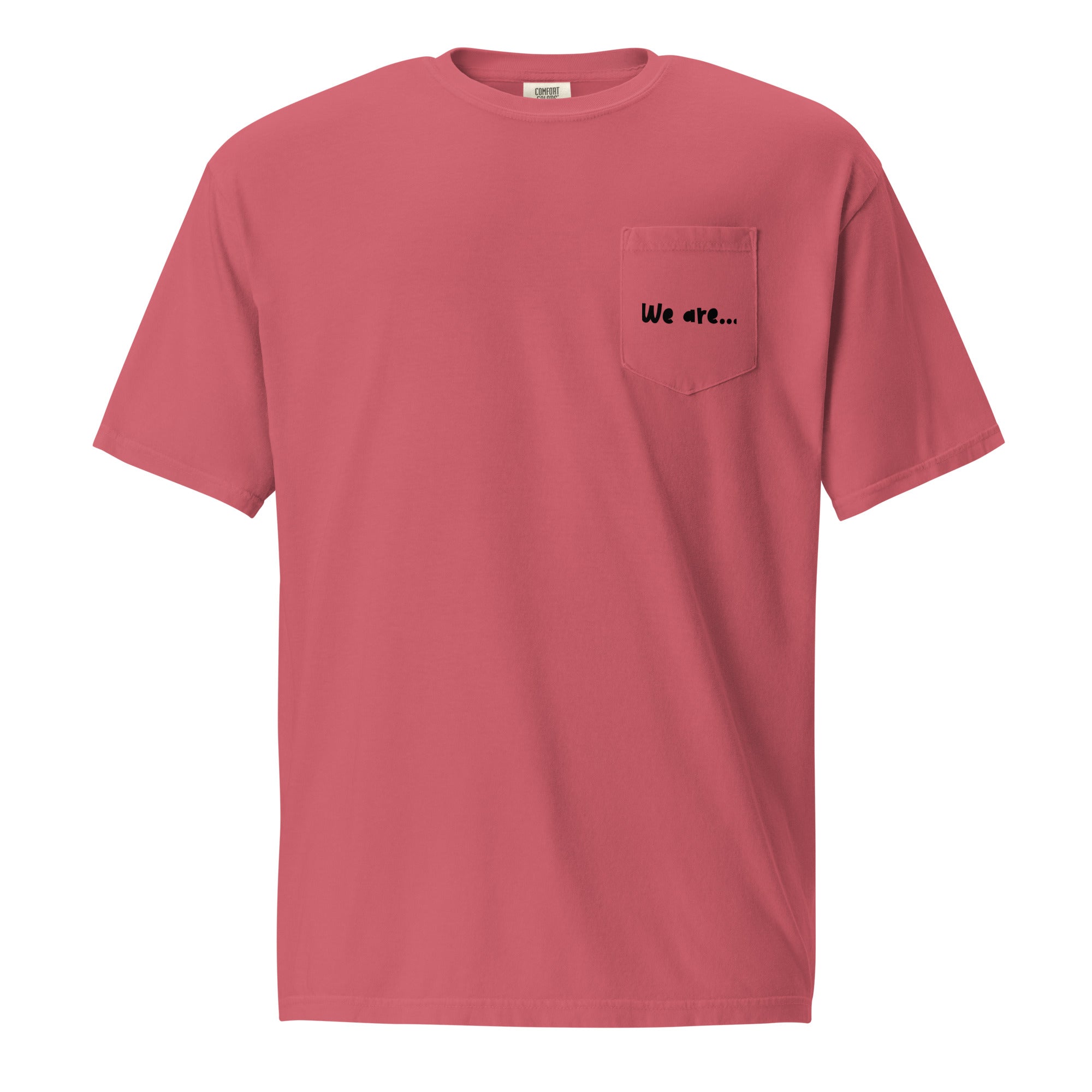 The Number 1 T-shirt - Unisex garment-dyed pocket t-shirt-O