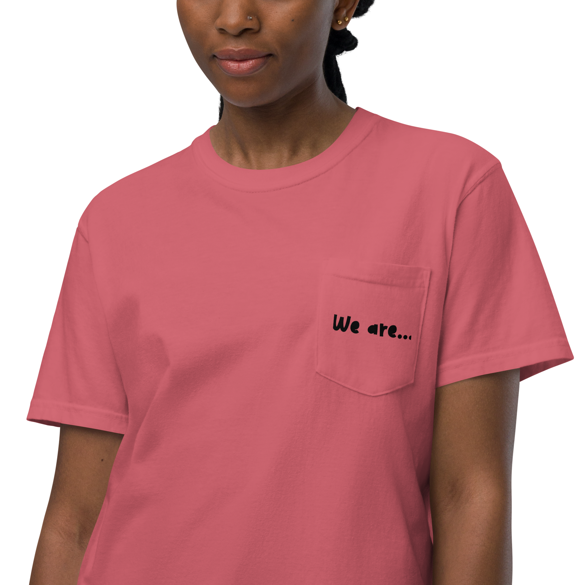 The Number 1 T-shirt - Unisex garment-dyed pocket t-shirt-G