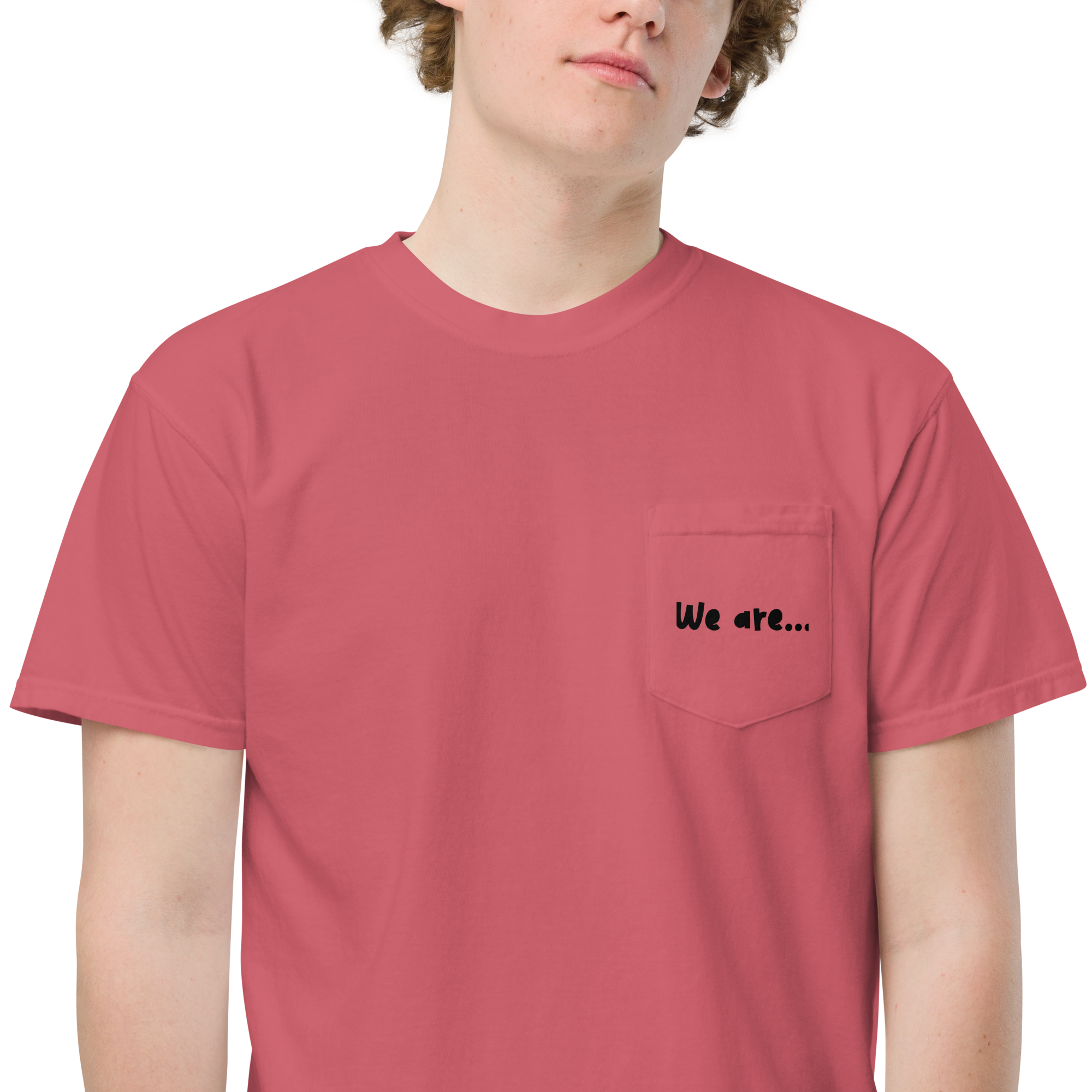 The Number 1 T-shirt - Unisex garment-dyed pocket t-shirt-G