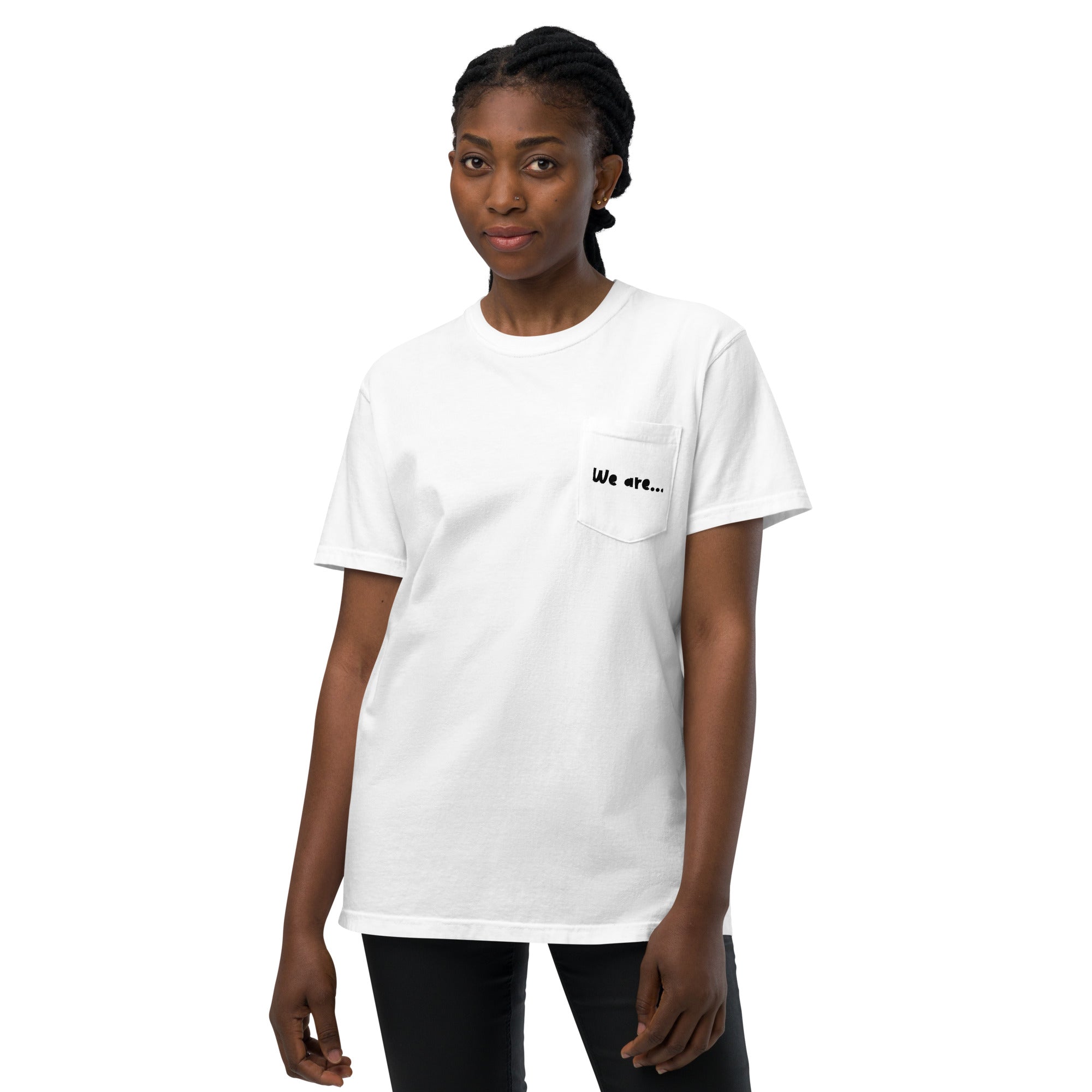 The Number 1 T-shirt - Unisex garment-dyed pocket t-shirt-B