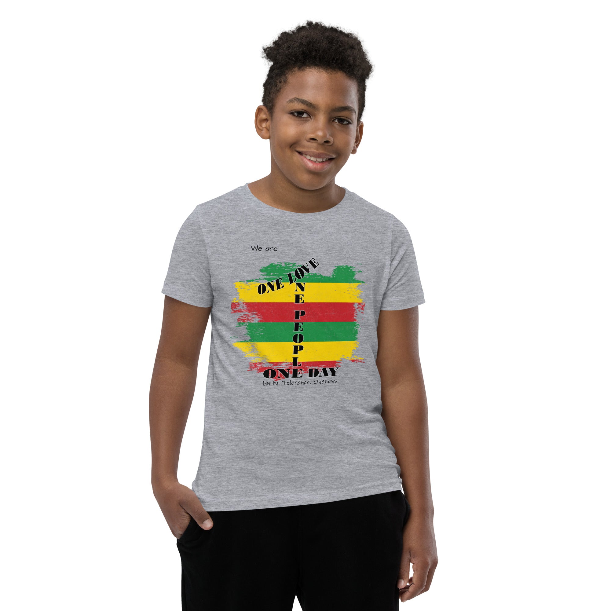 The Number 1 T-shirt - Youth Short Sleeve T-shirts-E