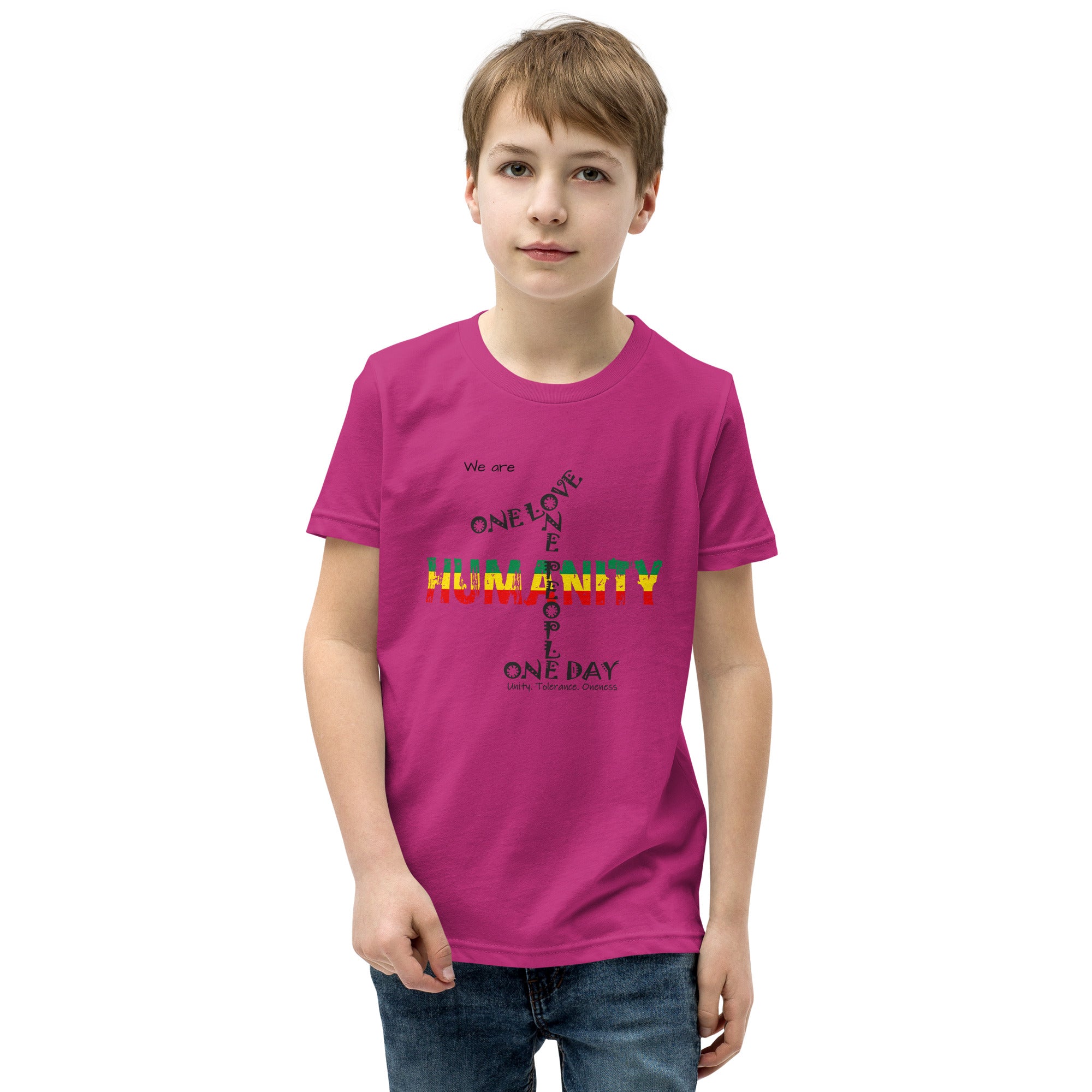 The Number 1 T-shirt - Youth Short Sleeve T-shirts-O