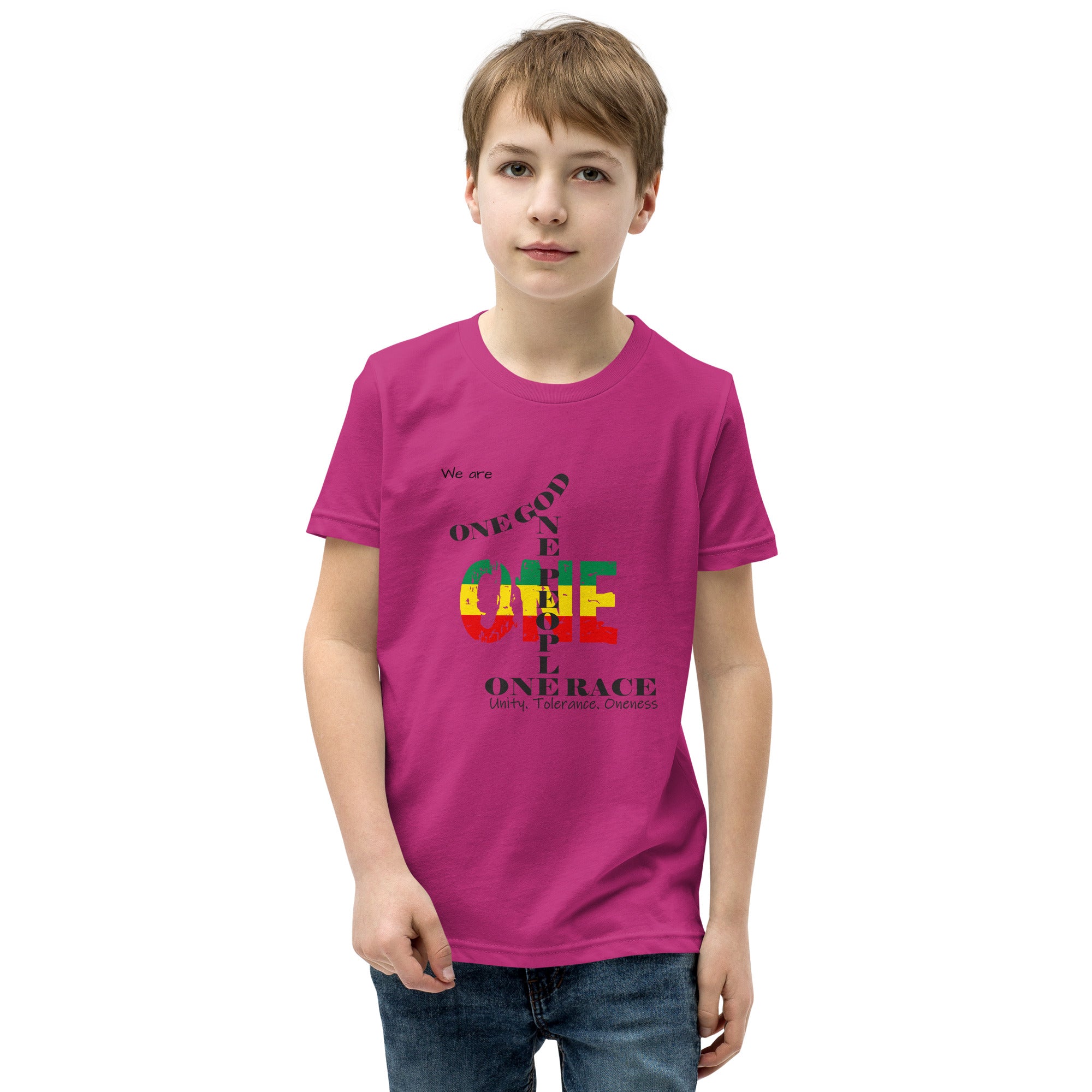 The Number 1 T-shirt - Youth Short Sleeve T-shirts-K