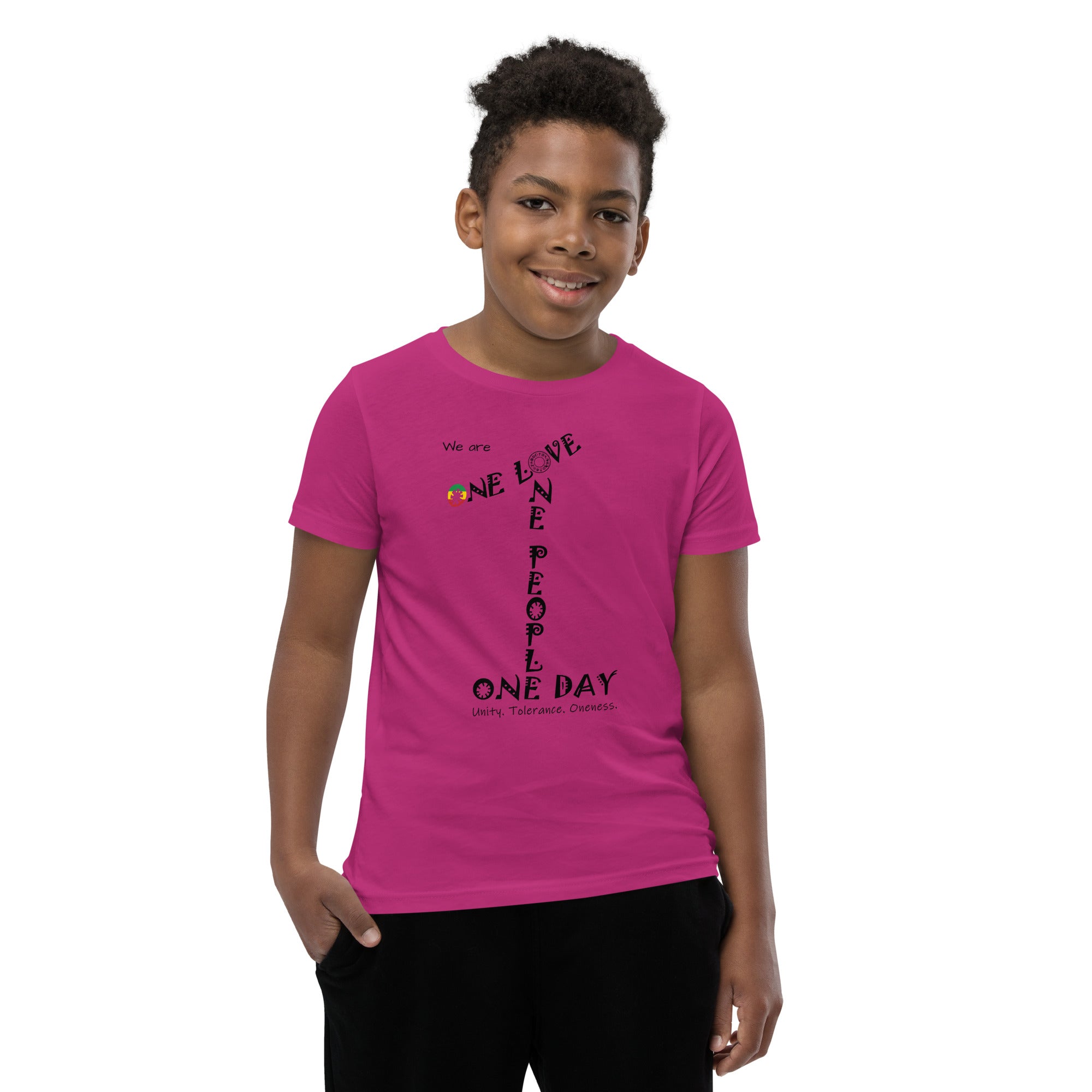 The Number 1 T-shirt - Youth Short Sleeve T-shirts- A