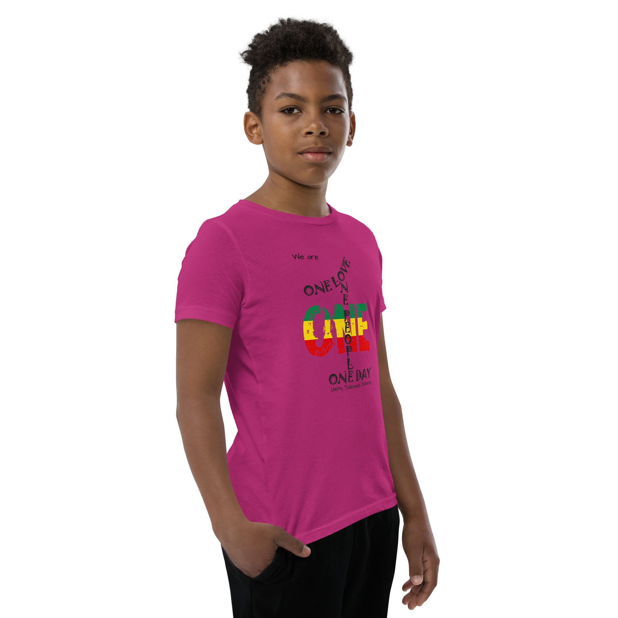 The Number 1 T-shirt - Youth Short Sleeve T-shirts-M