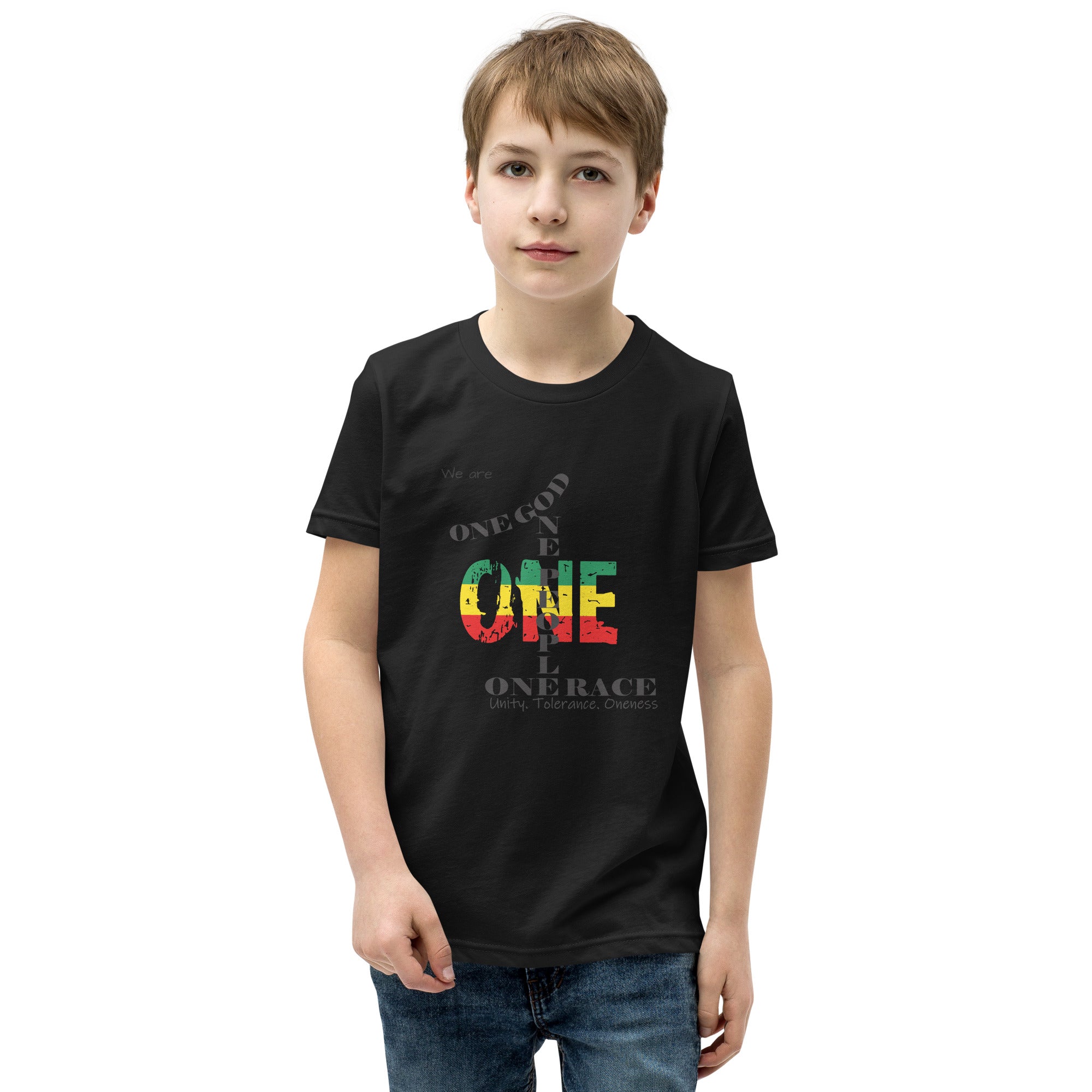 The Number 1 T-shirt - Youth Short Sleeve T-shirts-K