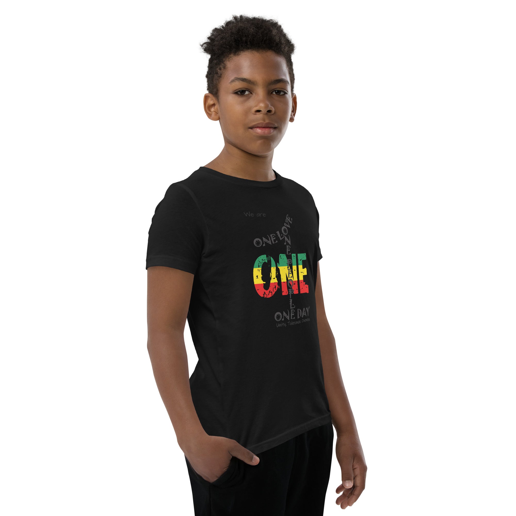 The Number 1 T-shirt - Youth Short Sleeve T-shirts-M