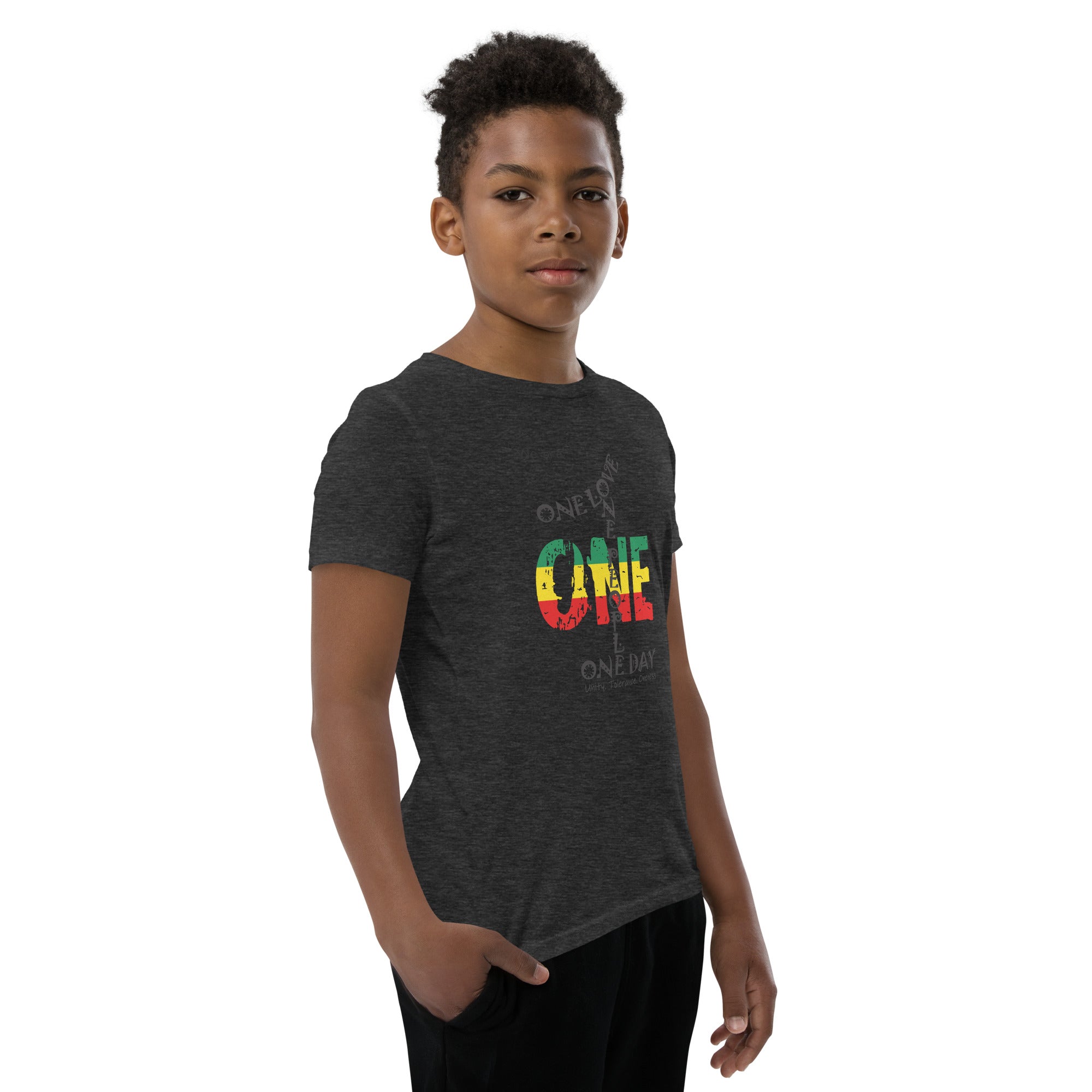 The Number 1 T-shirt - Youth Short Sleeve T-shirts-M