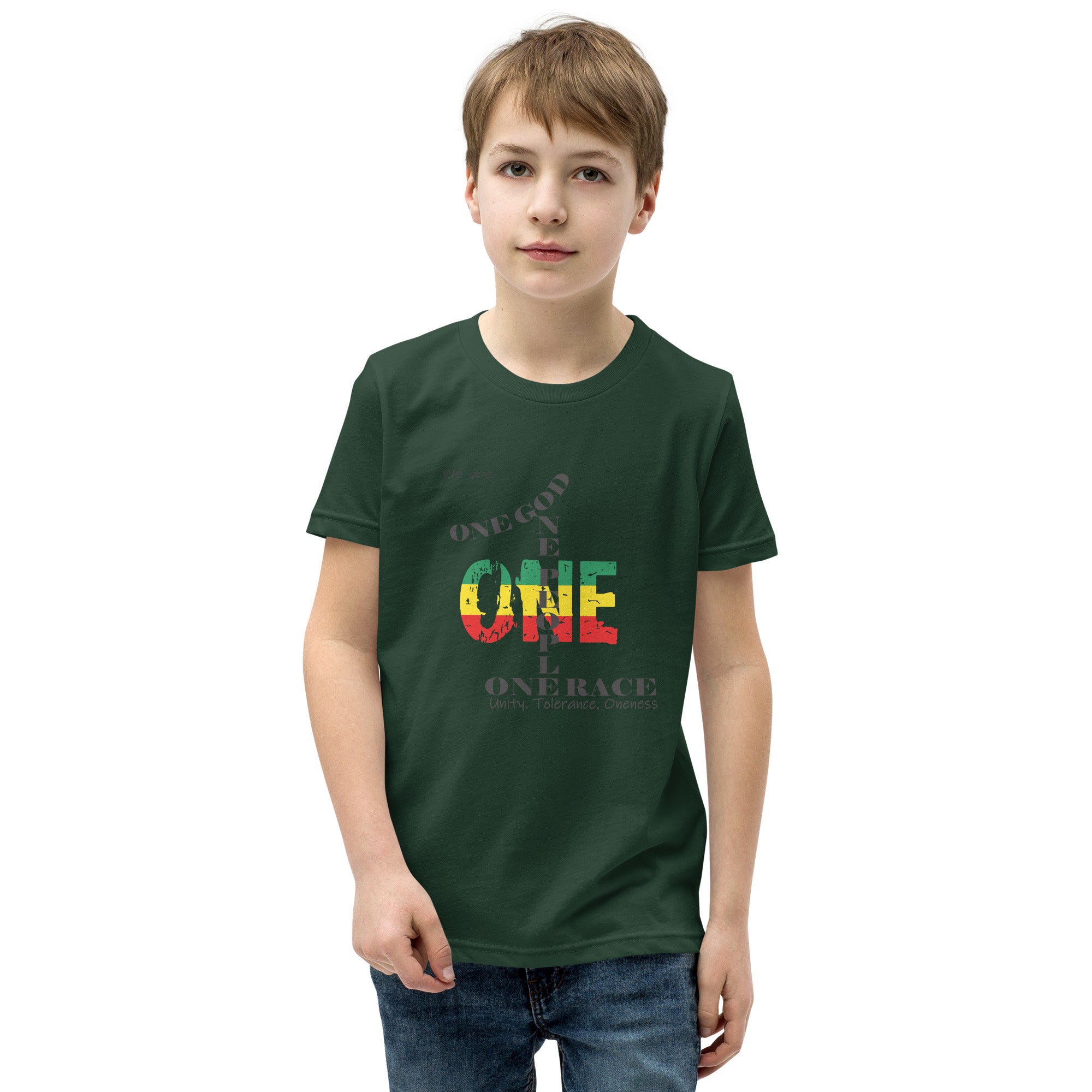 The Number 1 T-shirt - Youth Short Sleeve T-shirts-K