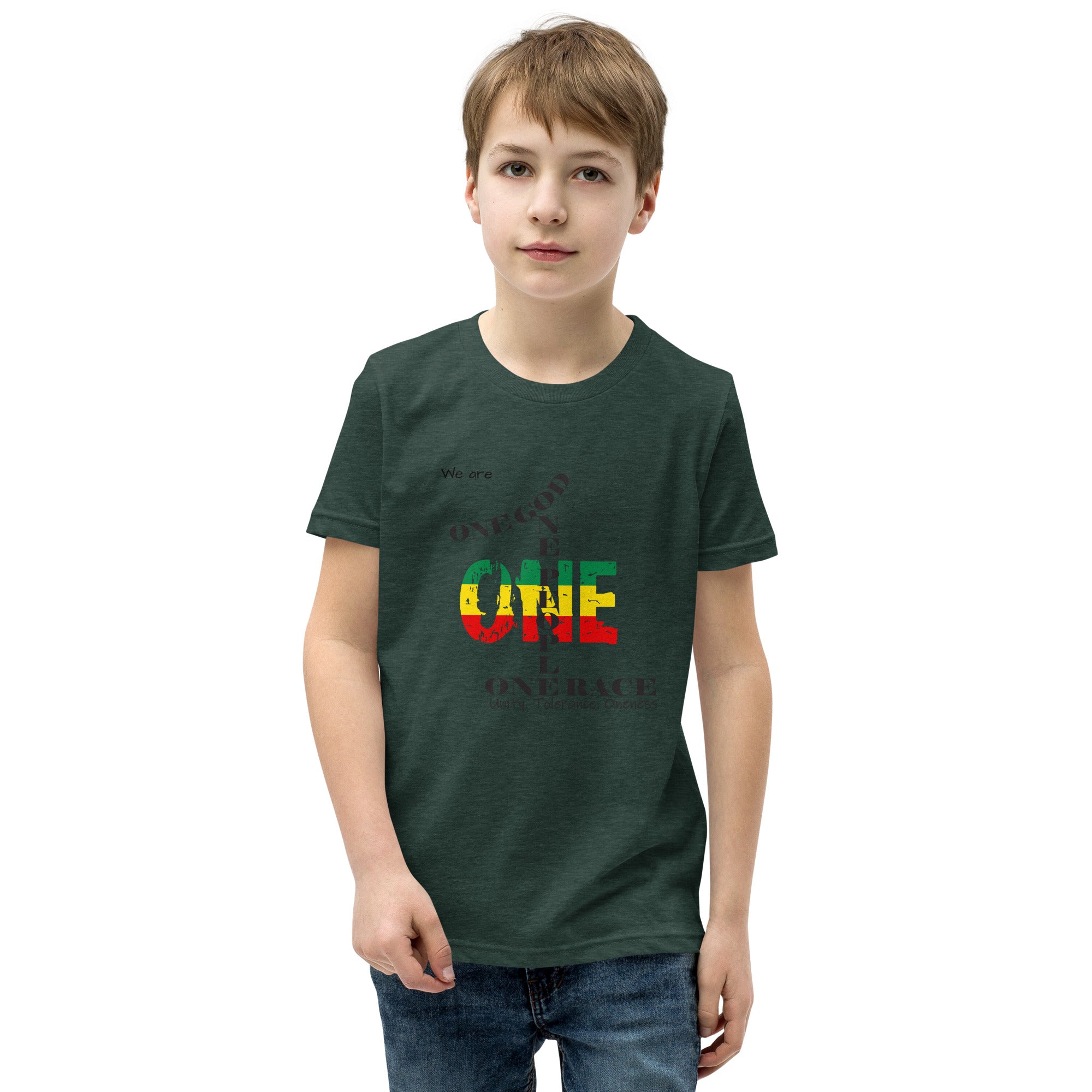 The Number 1 T-shirt - Youth Short Sleeve T-shirts-K