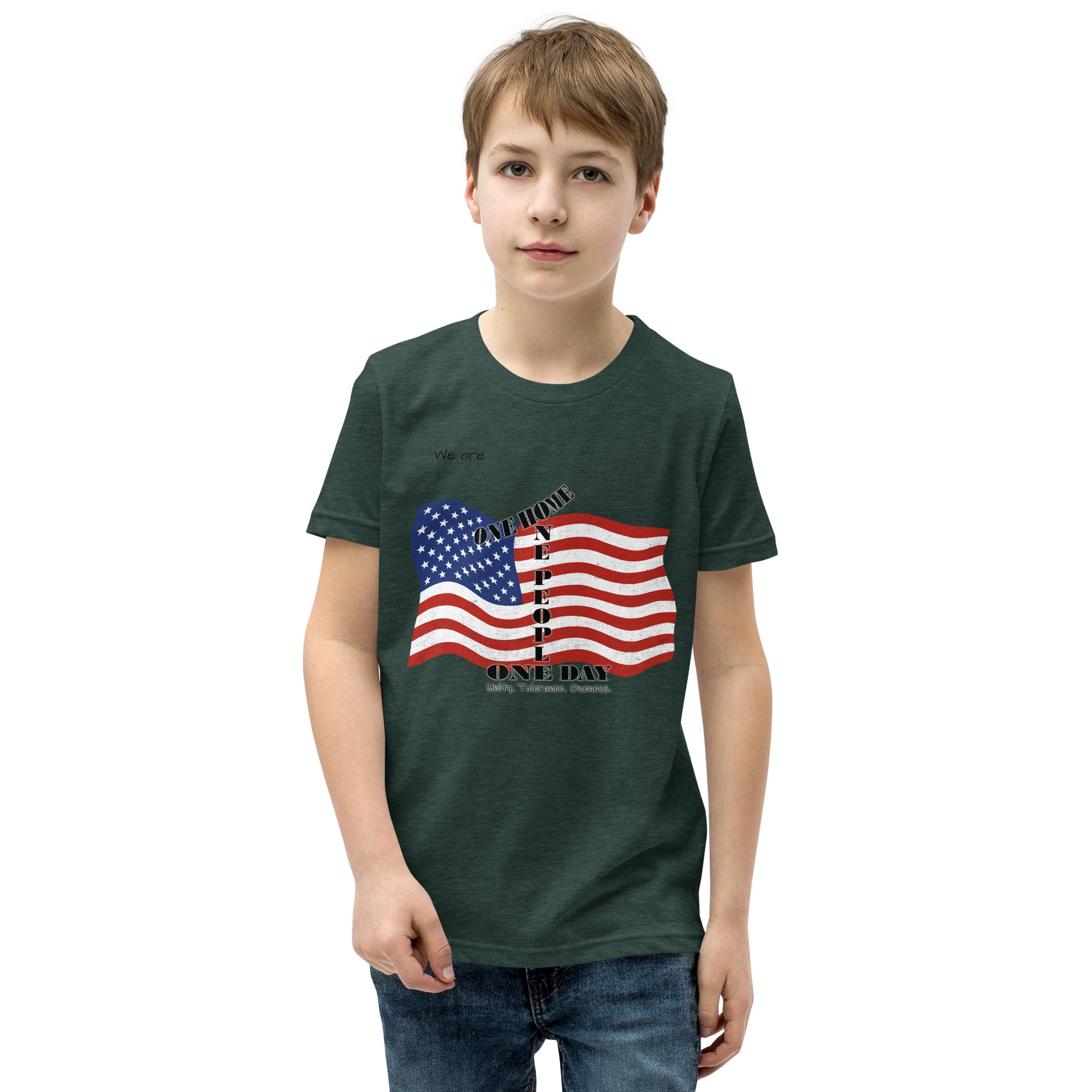 The Number 1 T-shirt - Youth Short Sleeve T-shirts-G