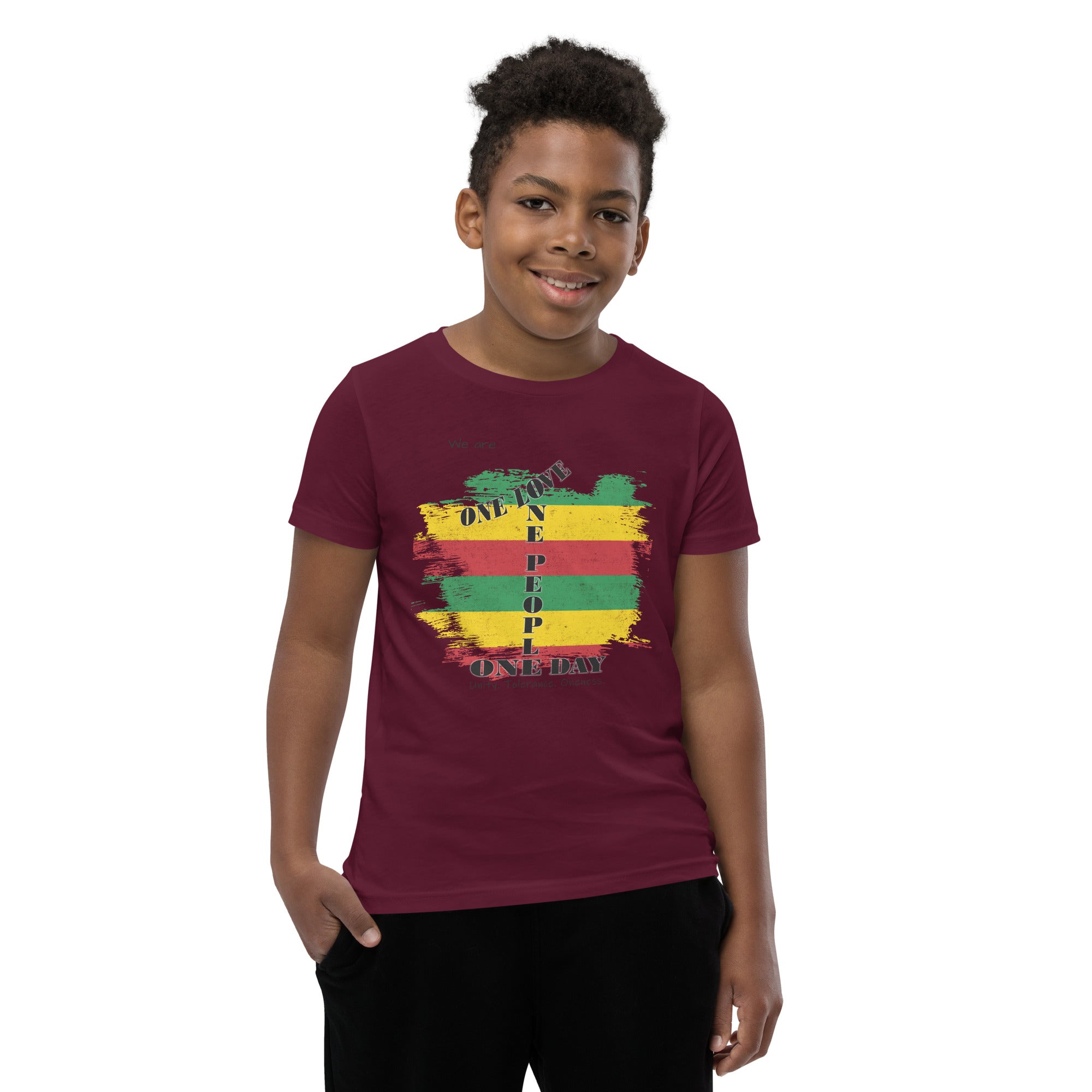 The Number 1 T-shirt - Youth Short Sleeve T-shirts-E