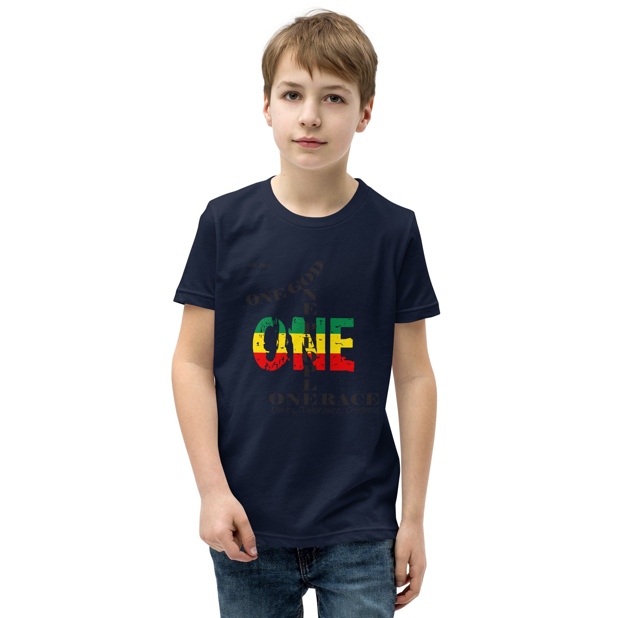 The Number 1 T-shirt - Youth Short Sleeve T-shirts-L