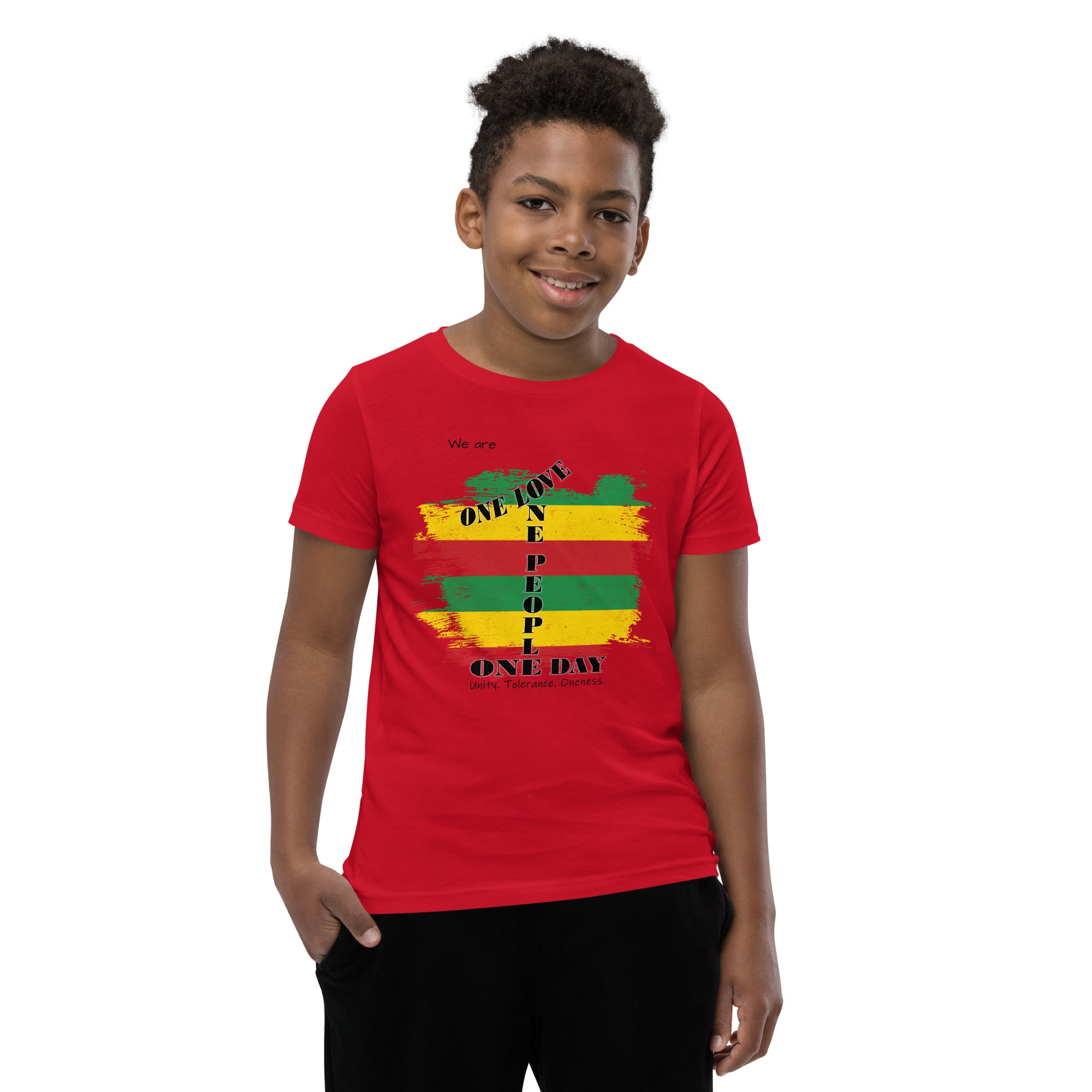 The Number 1 T-shirt - Youth Short Sleeve T-shirts-E